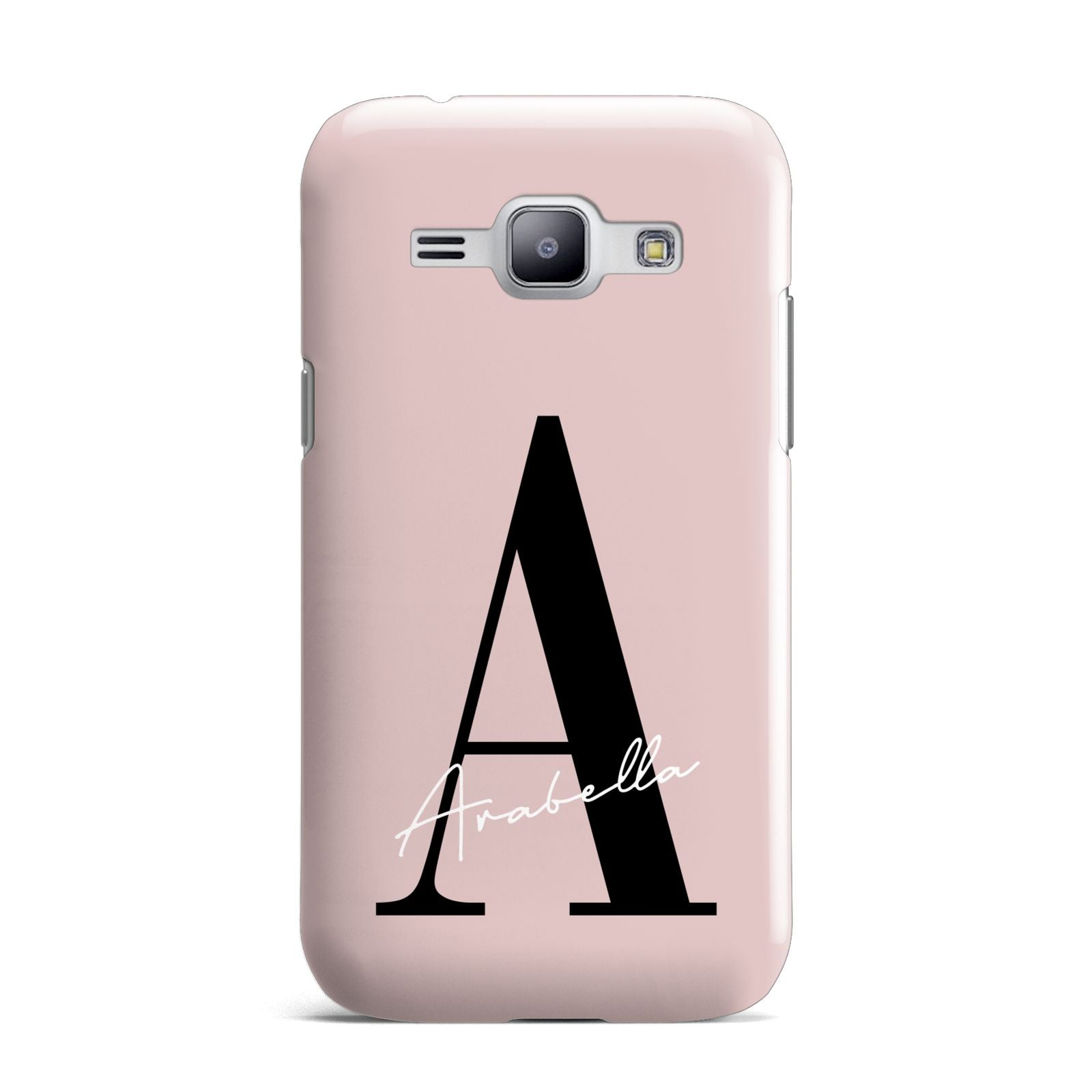 Personalised Dusty Pink Initial Samsung Galaxy J1 2015 Case