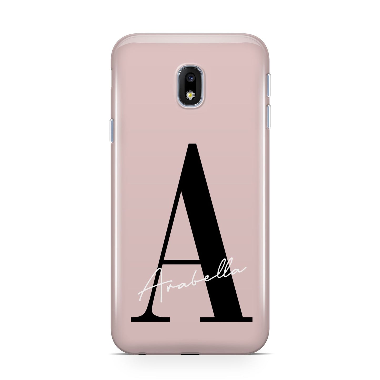 Personalised Dusty Pink Initial Samsung Galaxy J3 2017 Case