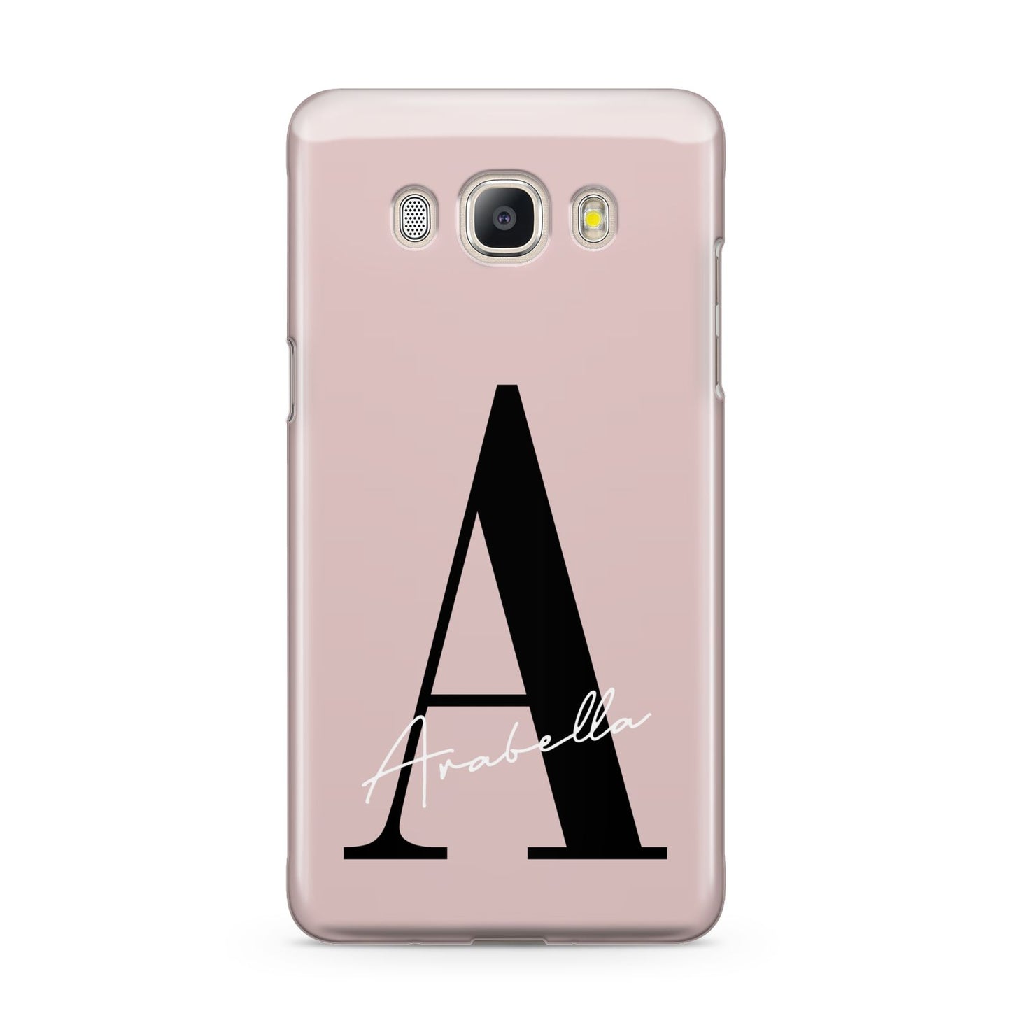 Personalised Dusty Pink Initial Samsung Galaxy J5 2016 Case