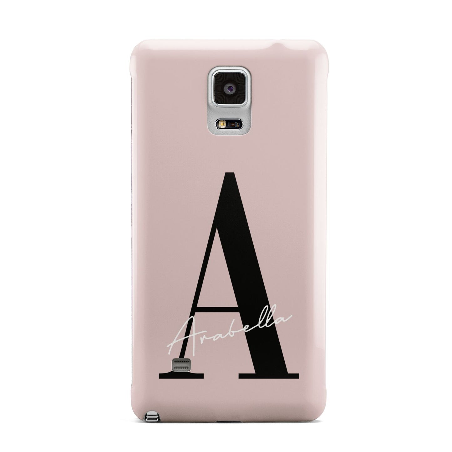 Personalised Dusty Pink Initial Samsung Galaxy Note 4 Case