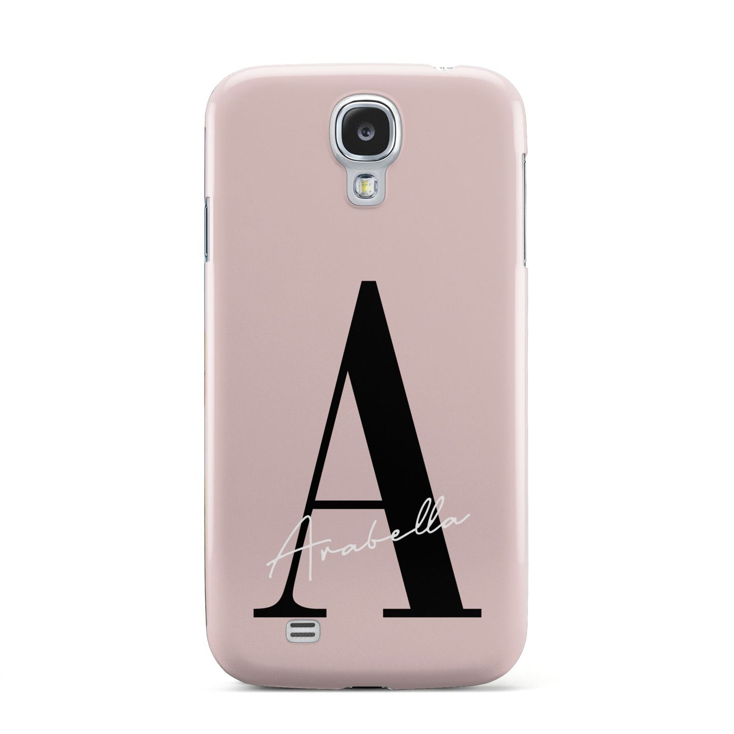 Personalised Dusty Pink Initial Samsung Galaxy S4 Case