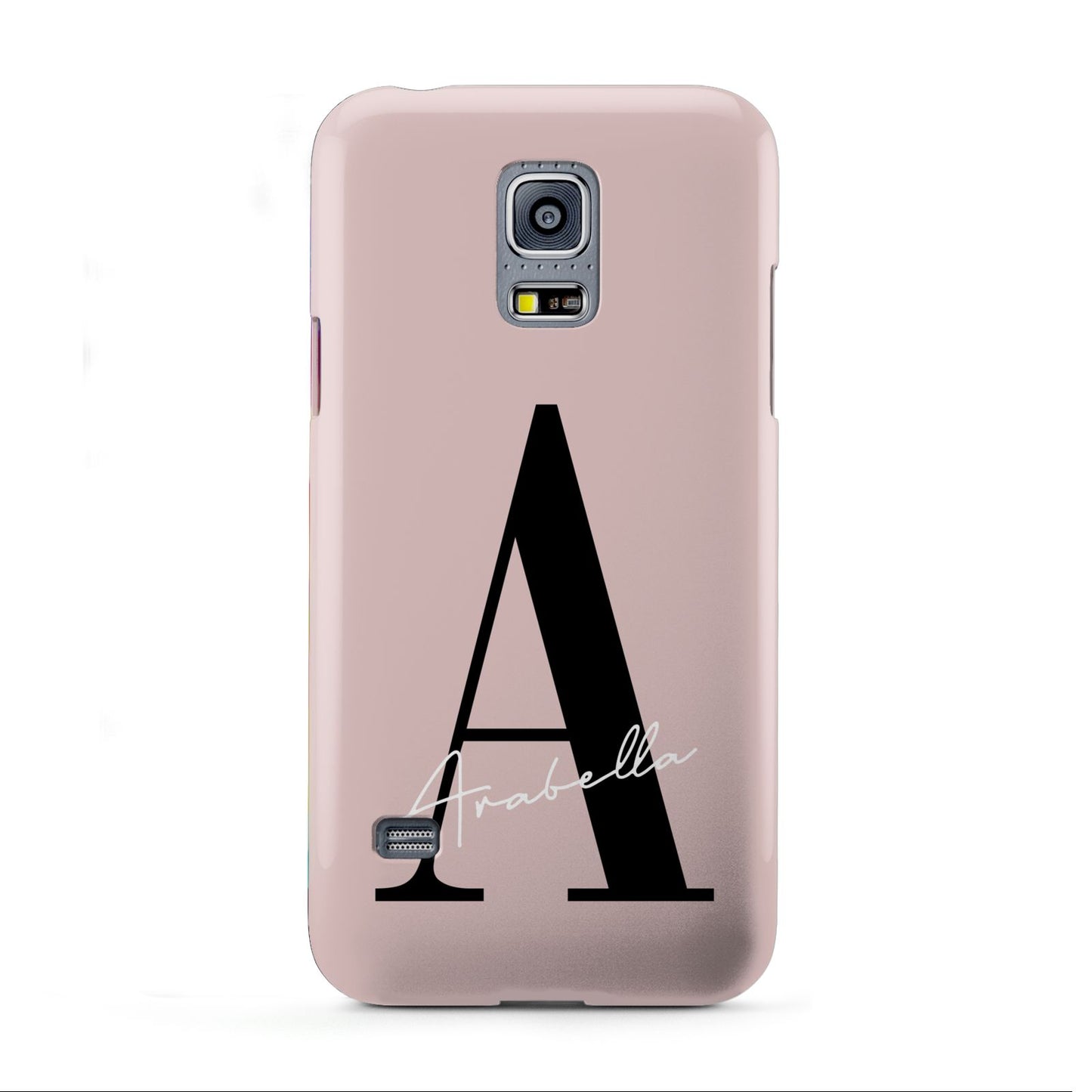 Personalised Dusty Pink Initial Samsung Galaxy S5 Mini Case