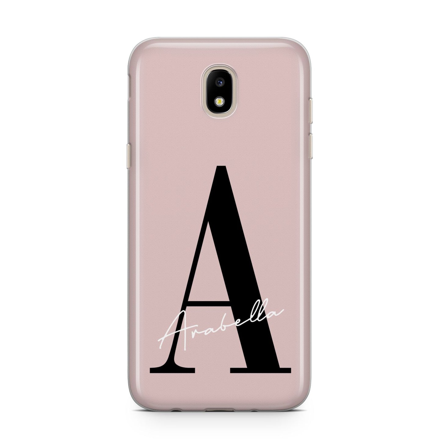 Personalised Dusty Pink Initial Samsung J5 2017 Case