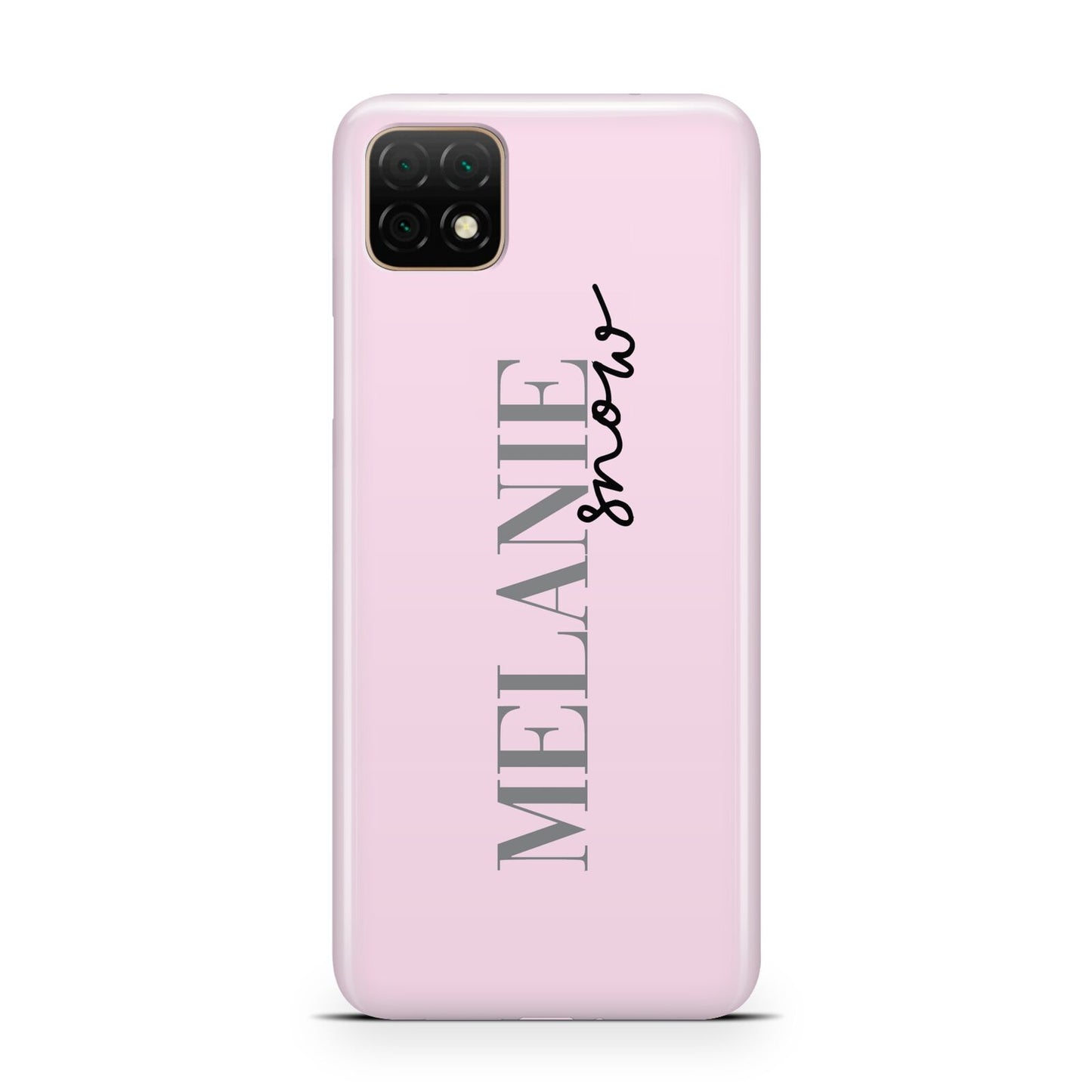 Personalised Dusty Pink Name Huawei Enjoy 20 Phone Case