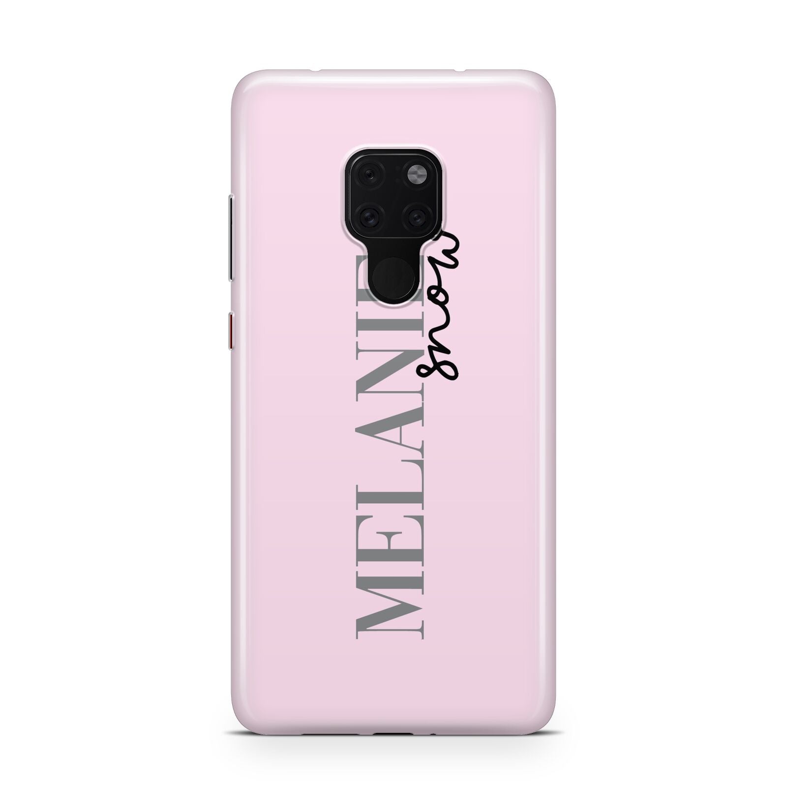 Personalised Dusty Pink Name Huawei Mate 20 Phone Case