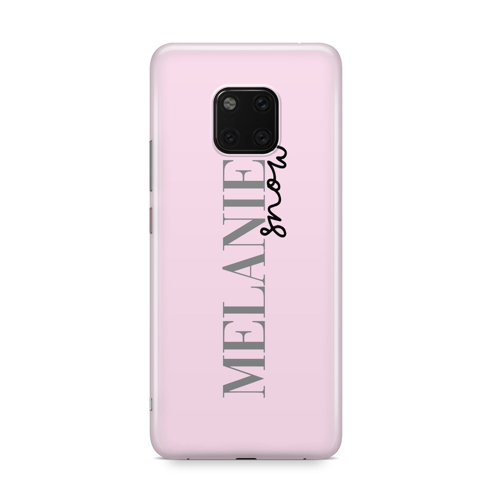 Personalised Dusty Pink Name Huawei Mate 20 Pro Phone Case