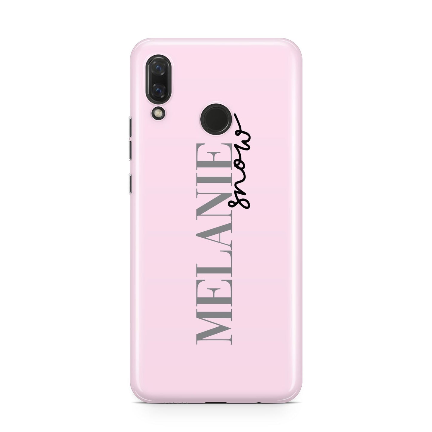 Personalised Dusty Pink Name Huawei Nova 3 Phone Case