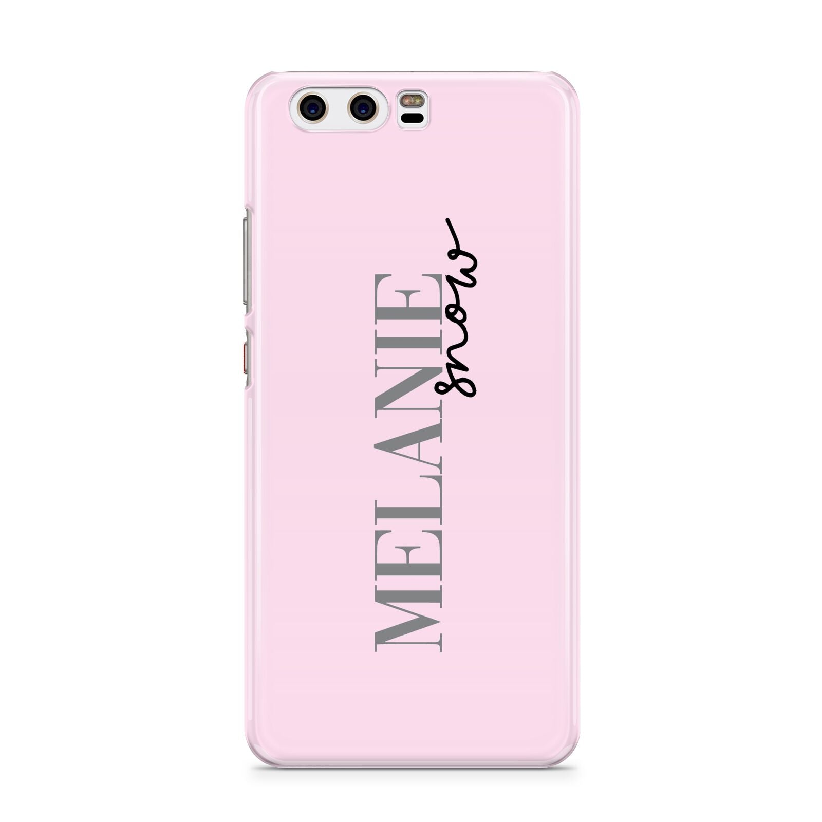 Personalised Dusty Pink Name Huawei P10 Phone Case