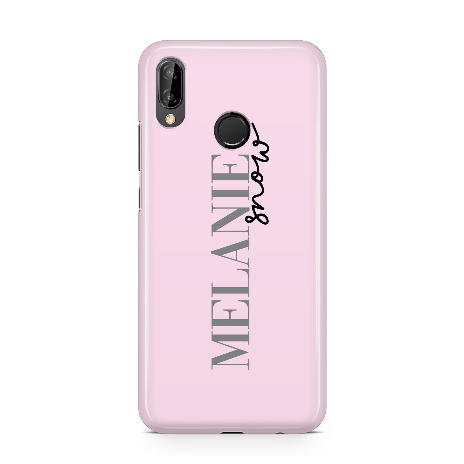 Personalised Dusty Pink Name Huawei P20 Lite Phone Case