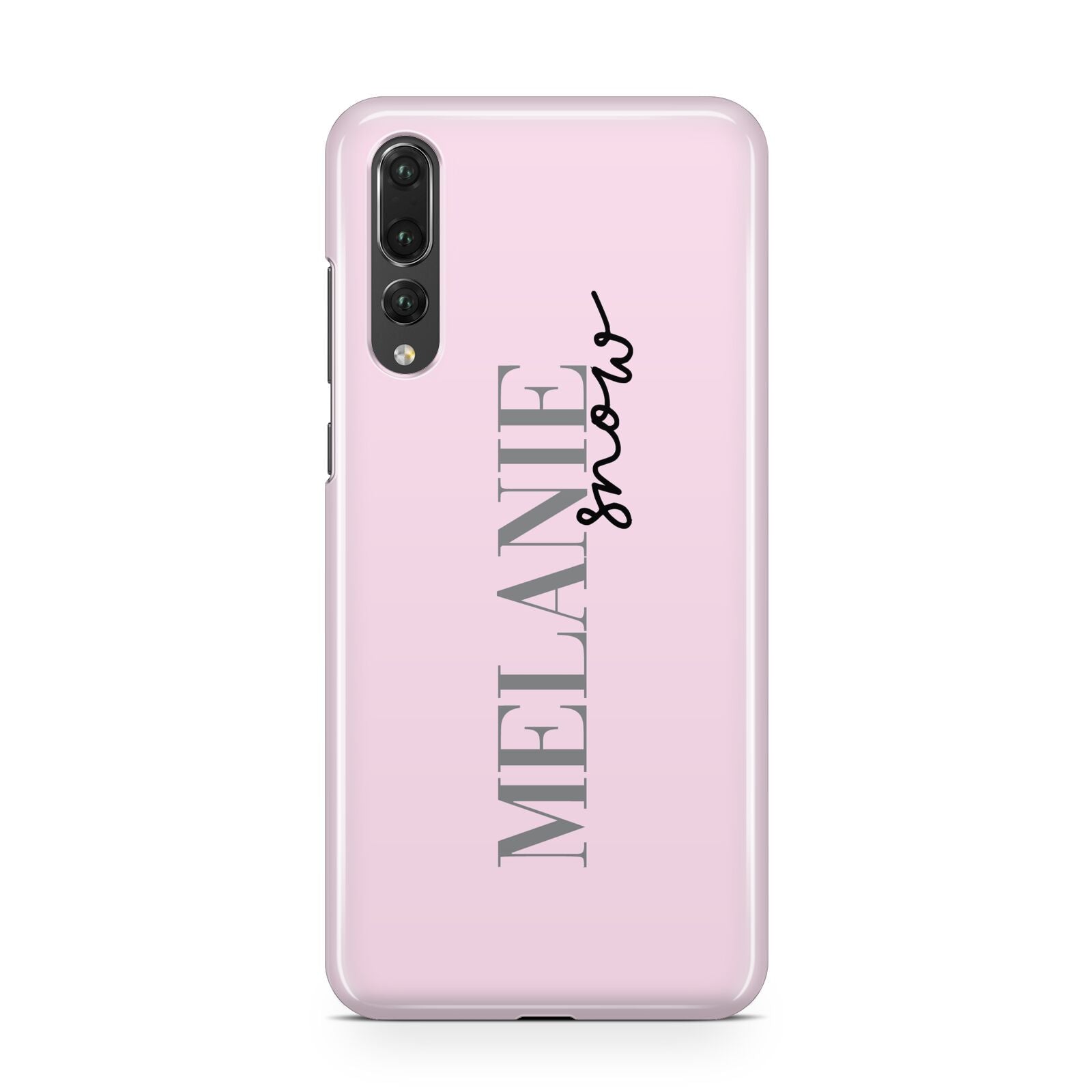 Personalised Dusty Pink Name Huawei P20 Pro Phone Case