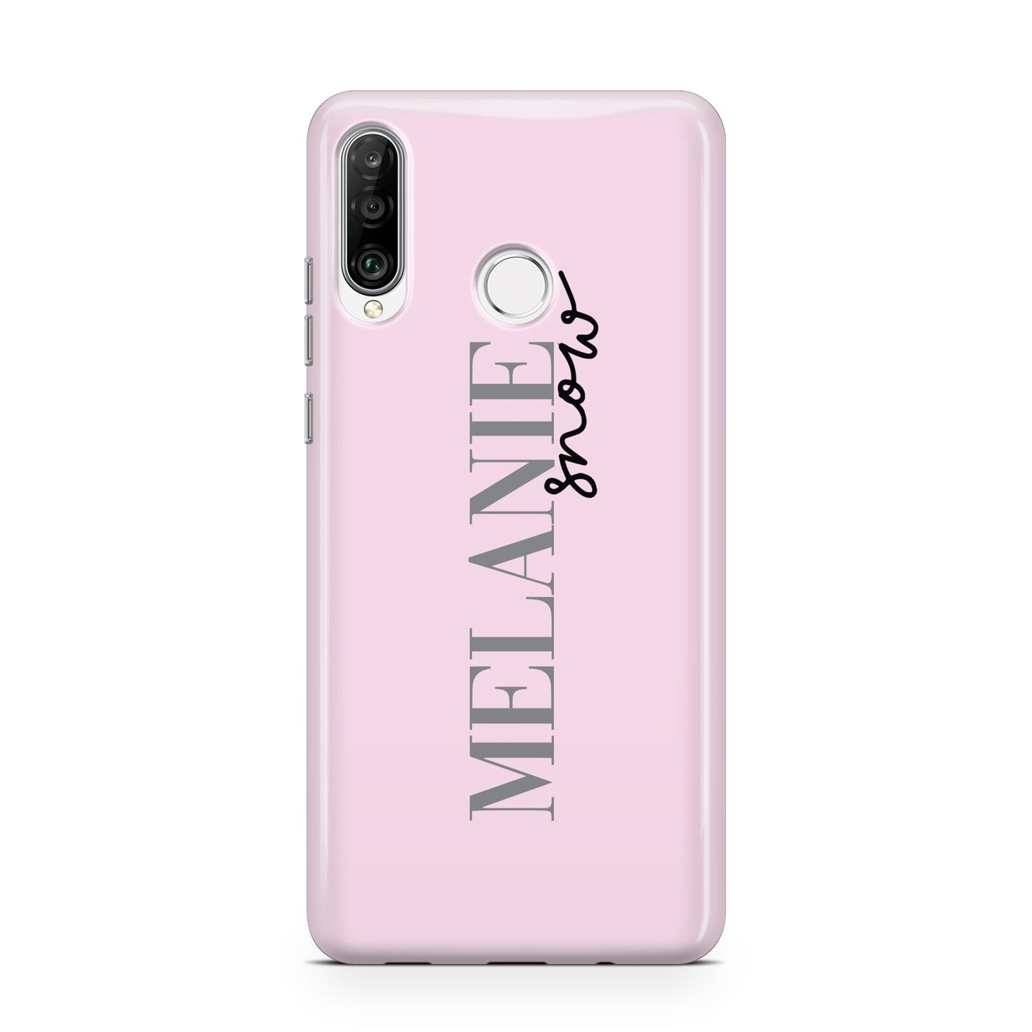 Personalised Dusty Pink Name Huawei P30 Lite Phone Case