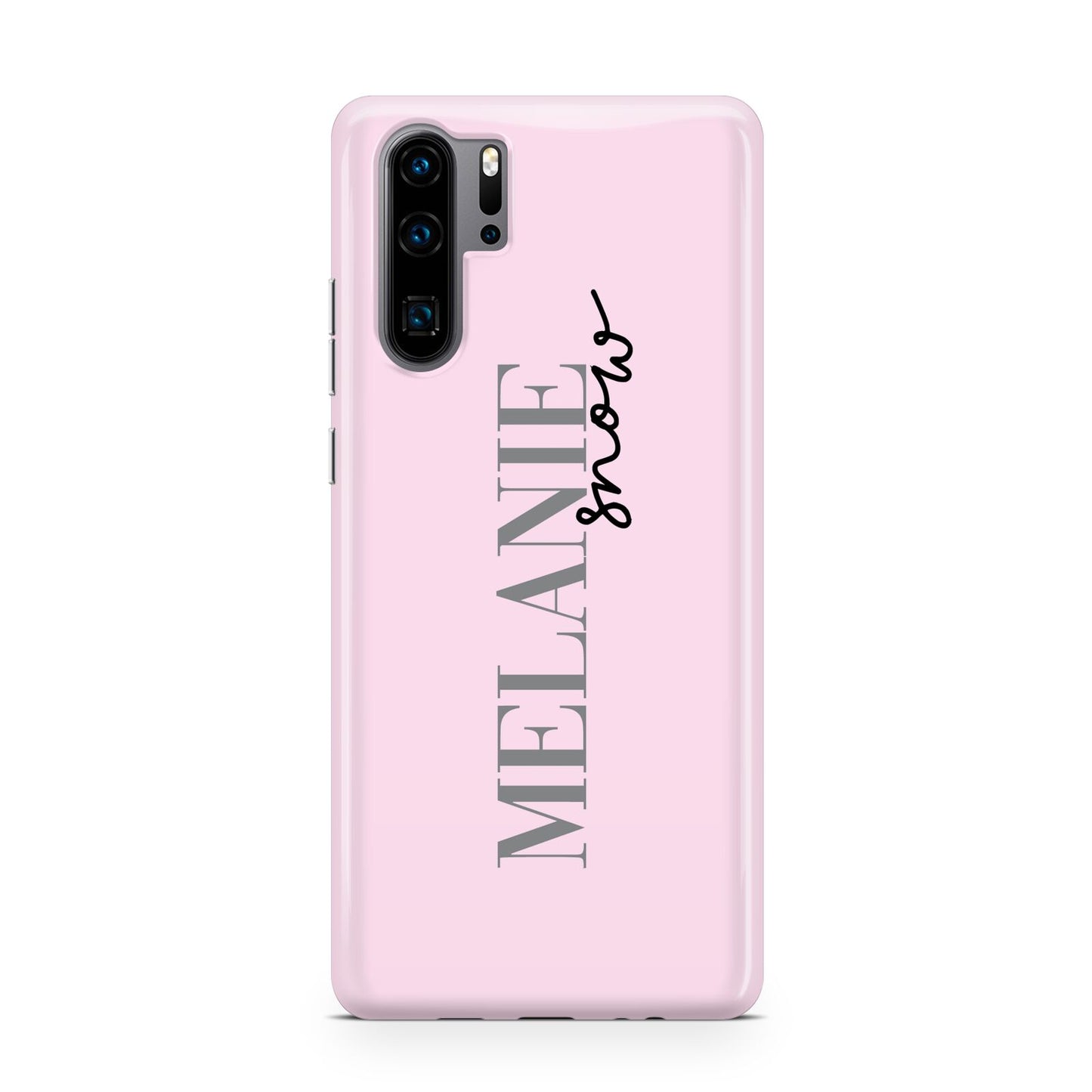 Personalised Dusty Pink Name Huawei P30 Pro Phone Case