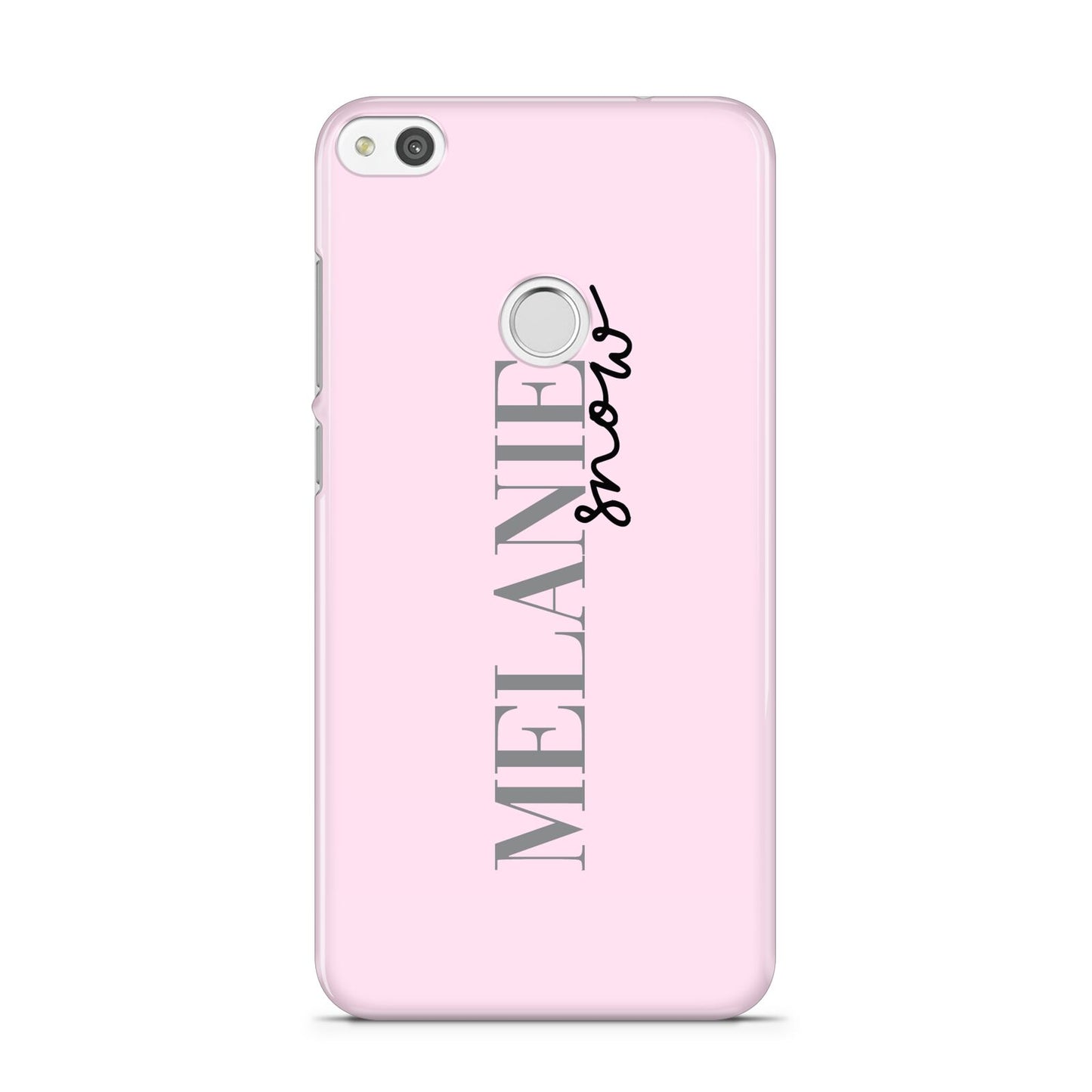 Personalised Dusty Pink Name Huawei P8 Lite Case