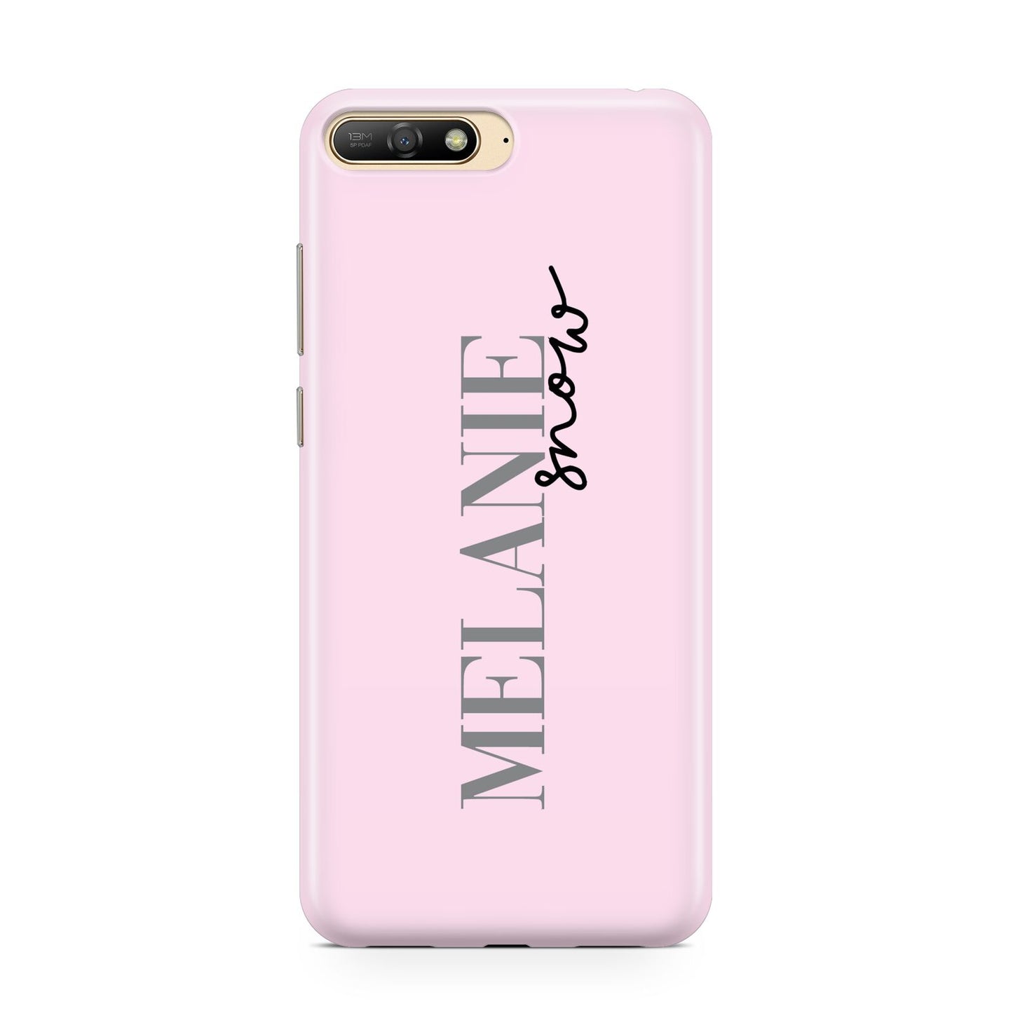 Personalised Dusty Pink Name Huawei Y6 2018