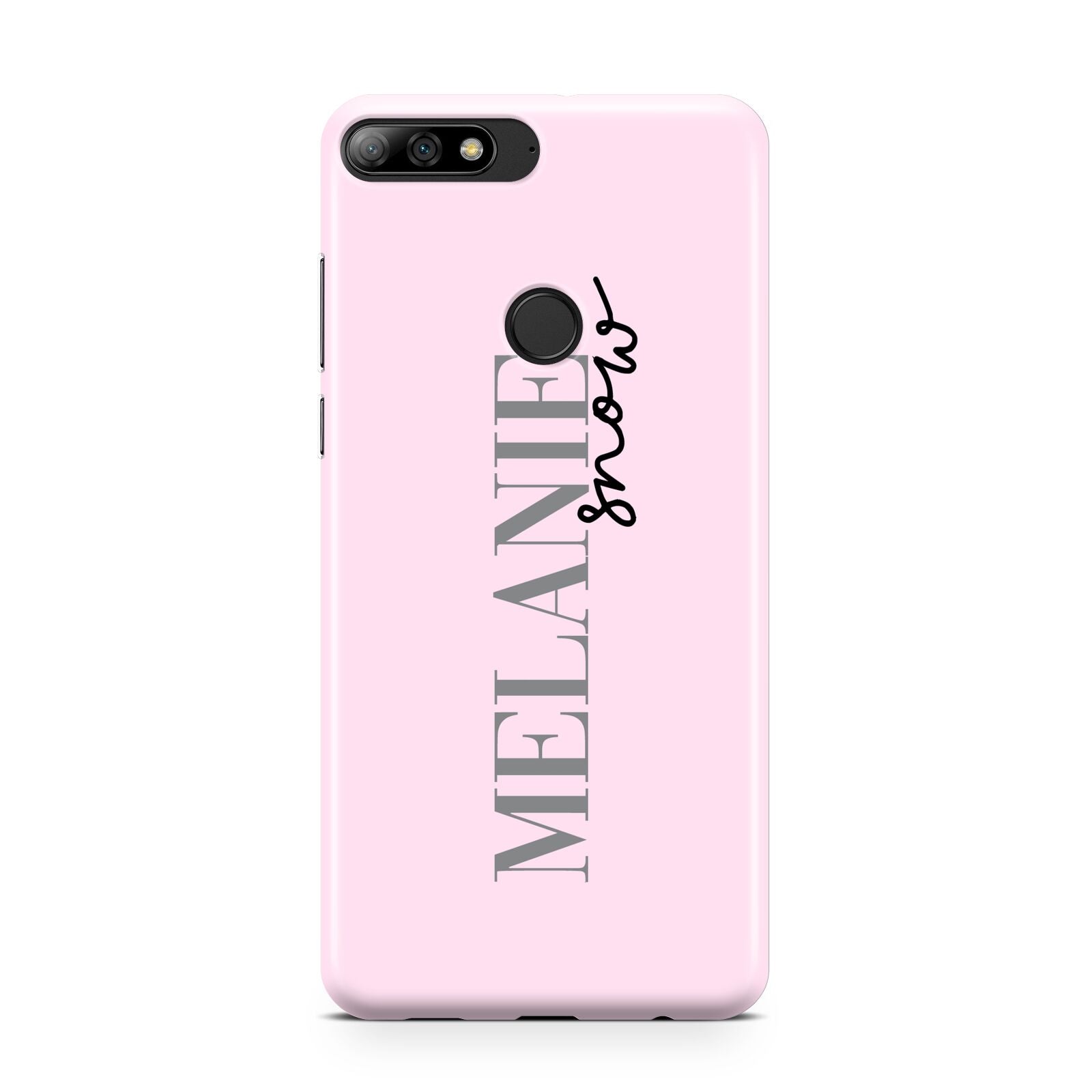 Personalised Dusty Pink Name Huawei Y7 2018