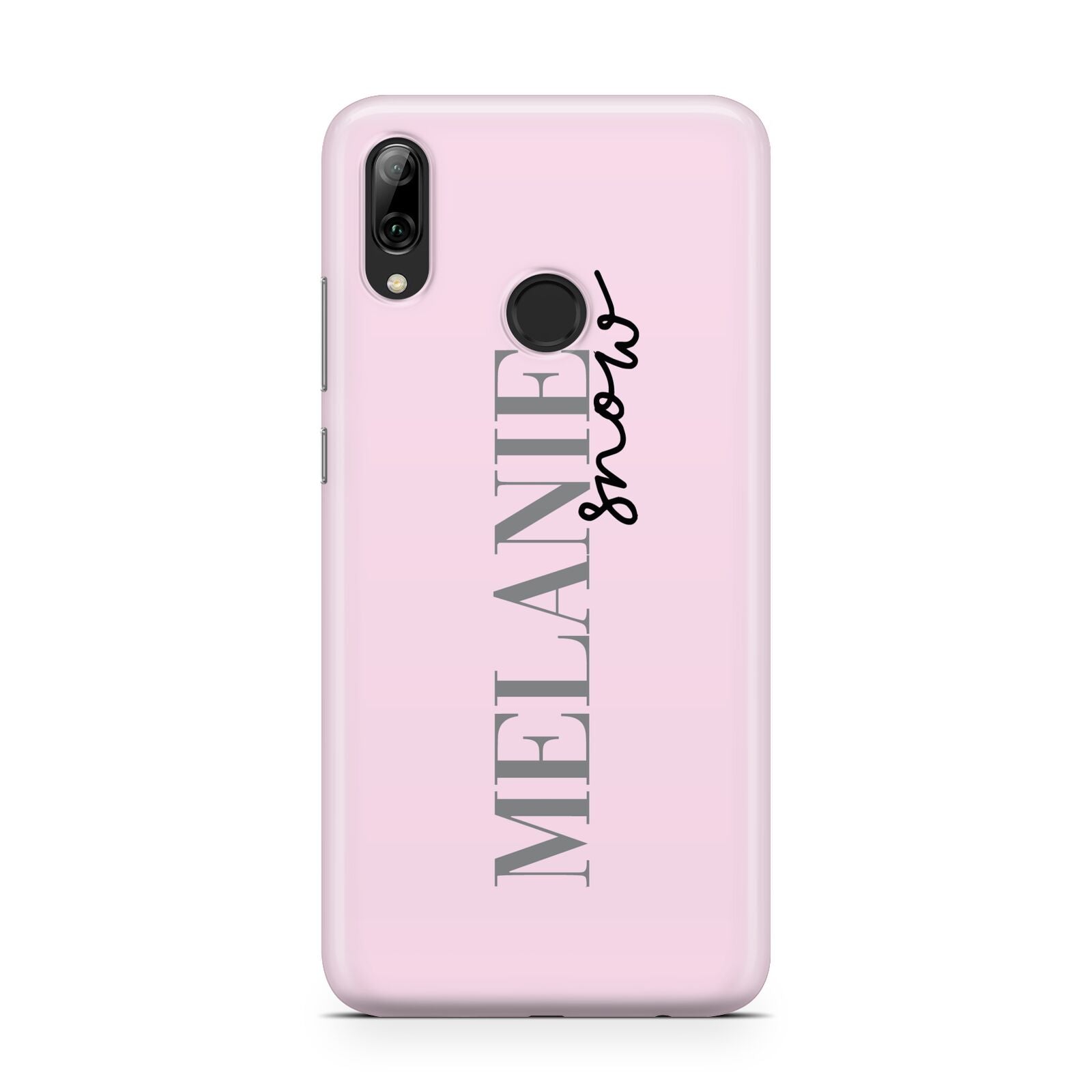 Personalised Dusty Pink Name Huawei Y7 2019