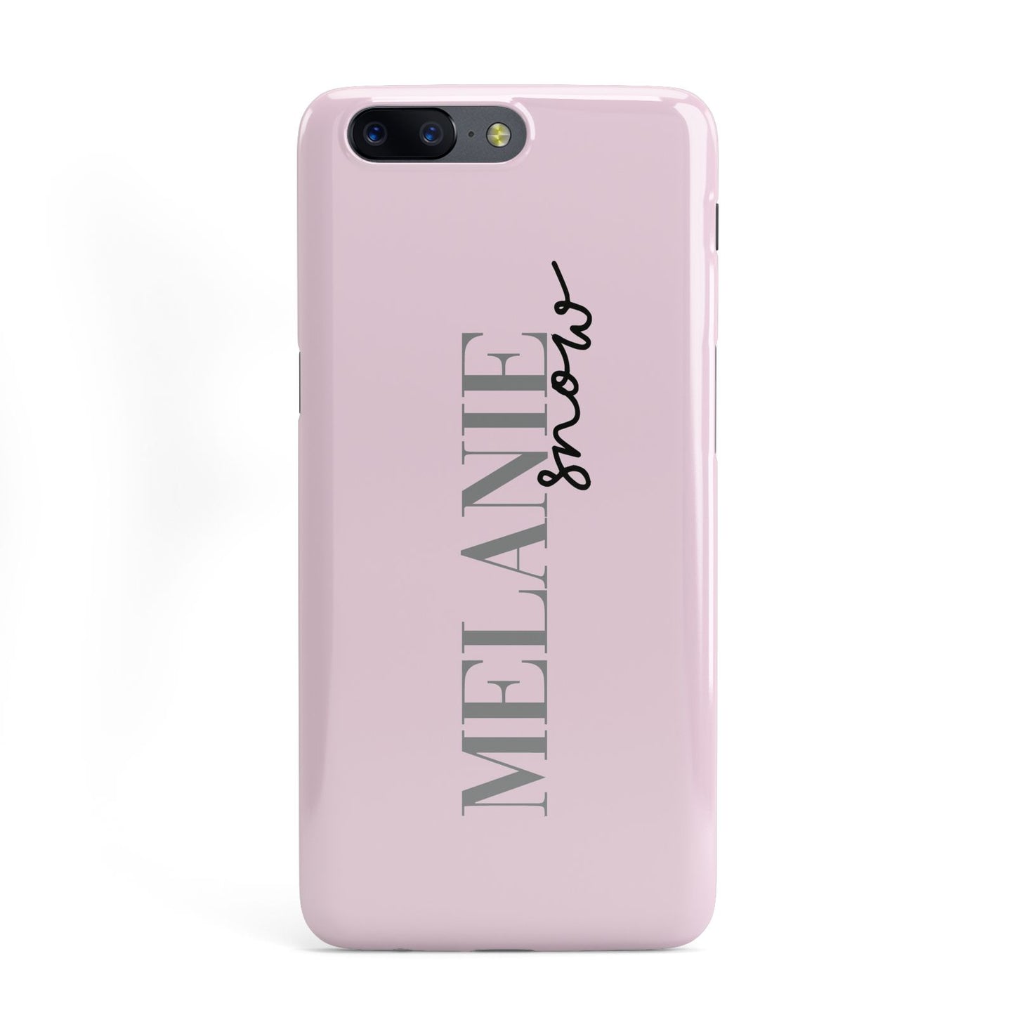 Personalised Dusty Pink Name OnePlus Case