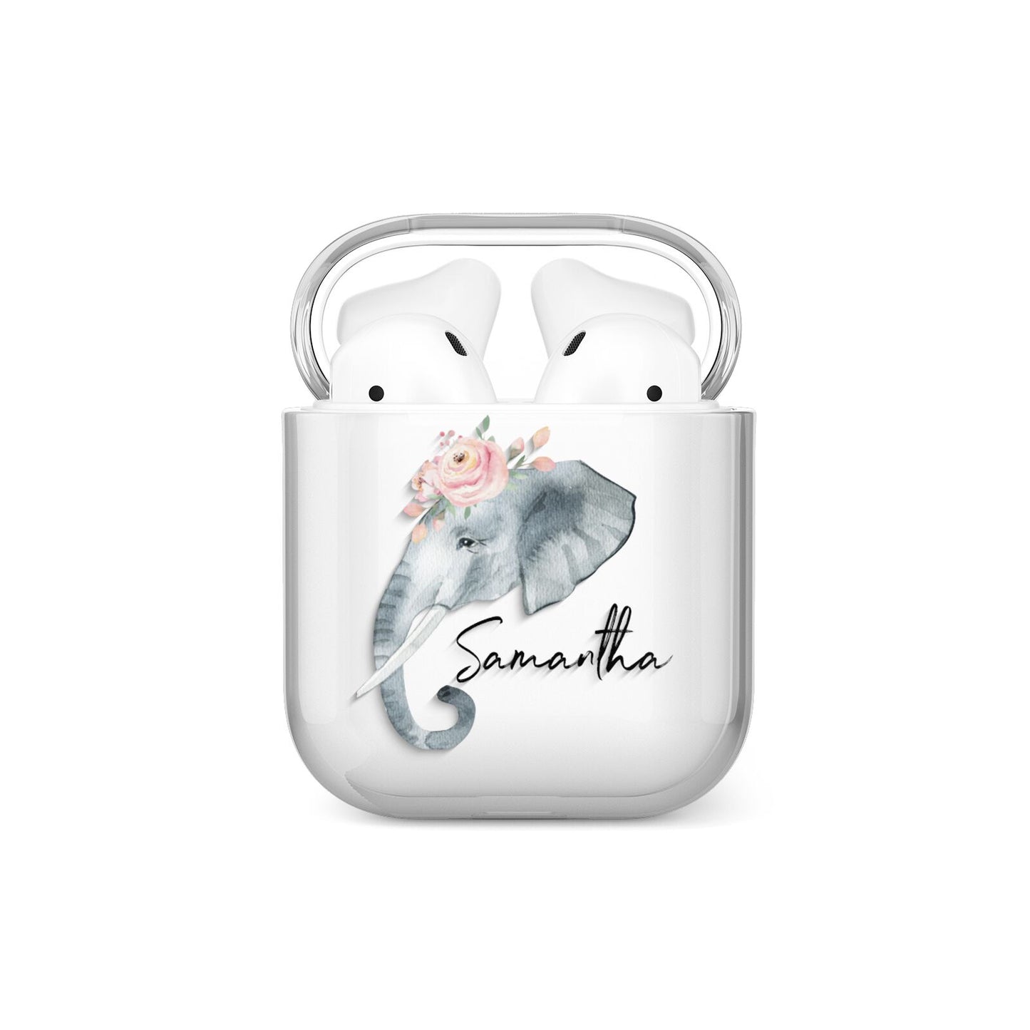 Personalised Elephant AirPods Case