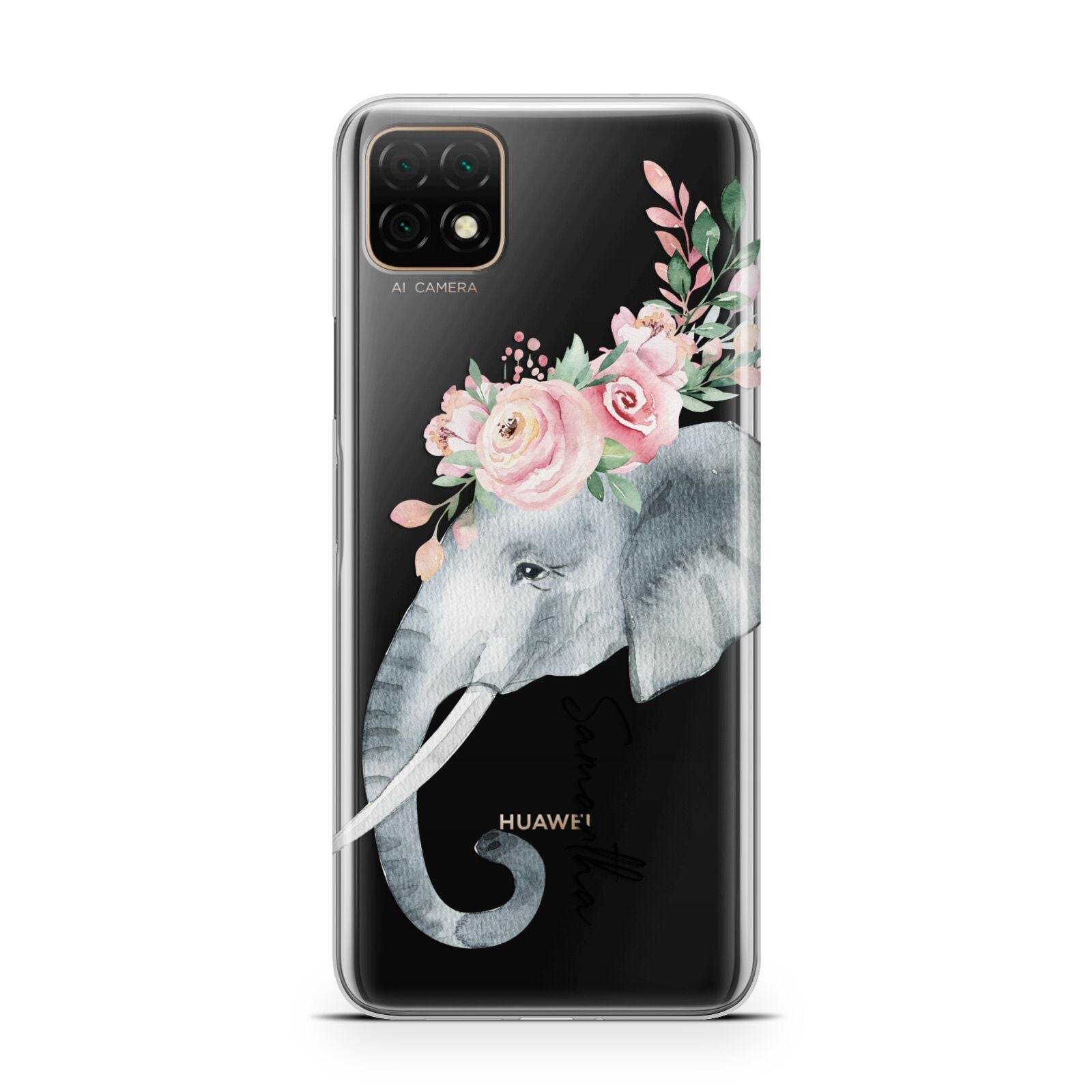 Personalised Elephant Huawei Enjoy 20 Phone Case