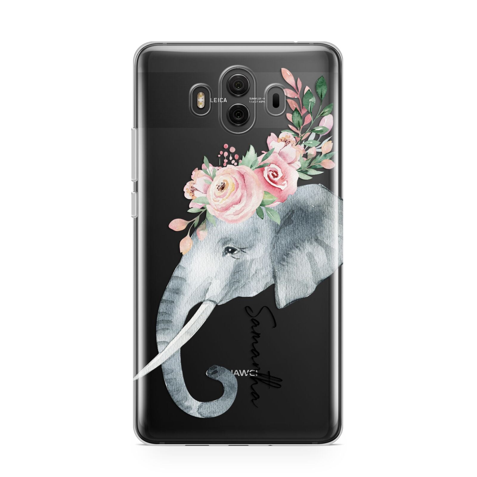 Personalised Elephant Huawei Mate 10 Protective Phone Case