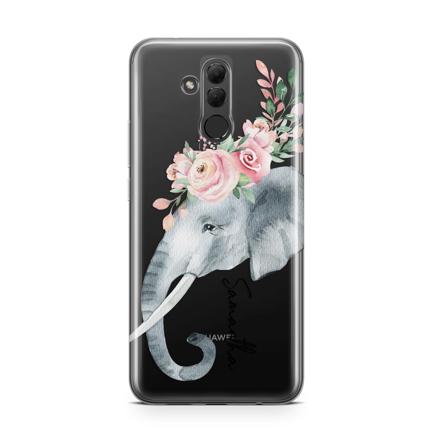 Personalised Elephant Huawei Mate 20 Lite