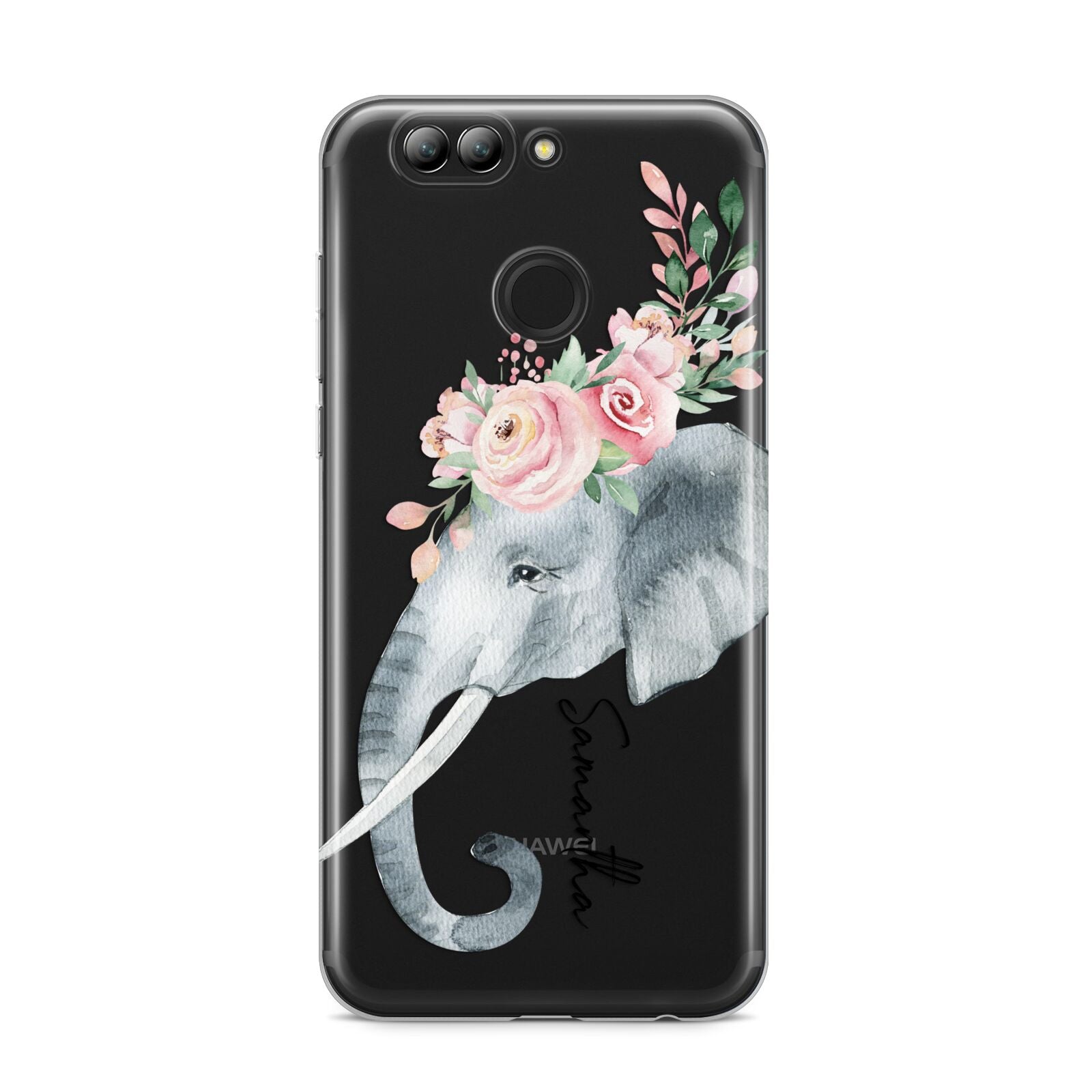 Personalised Elephant Huawei Nova 2s Phone Case