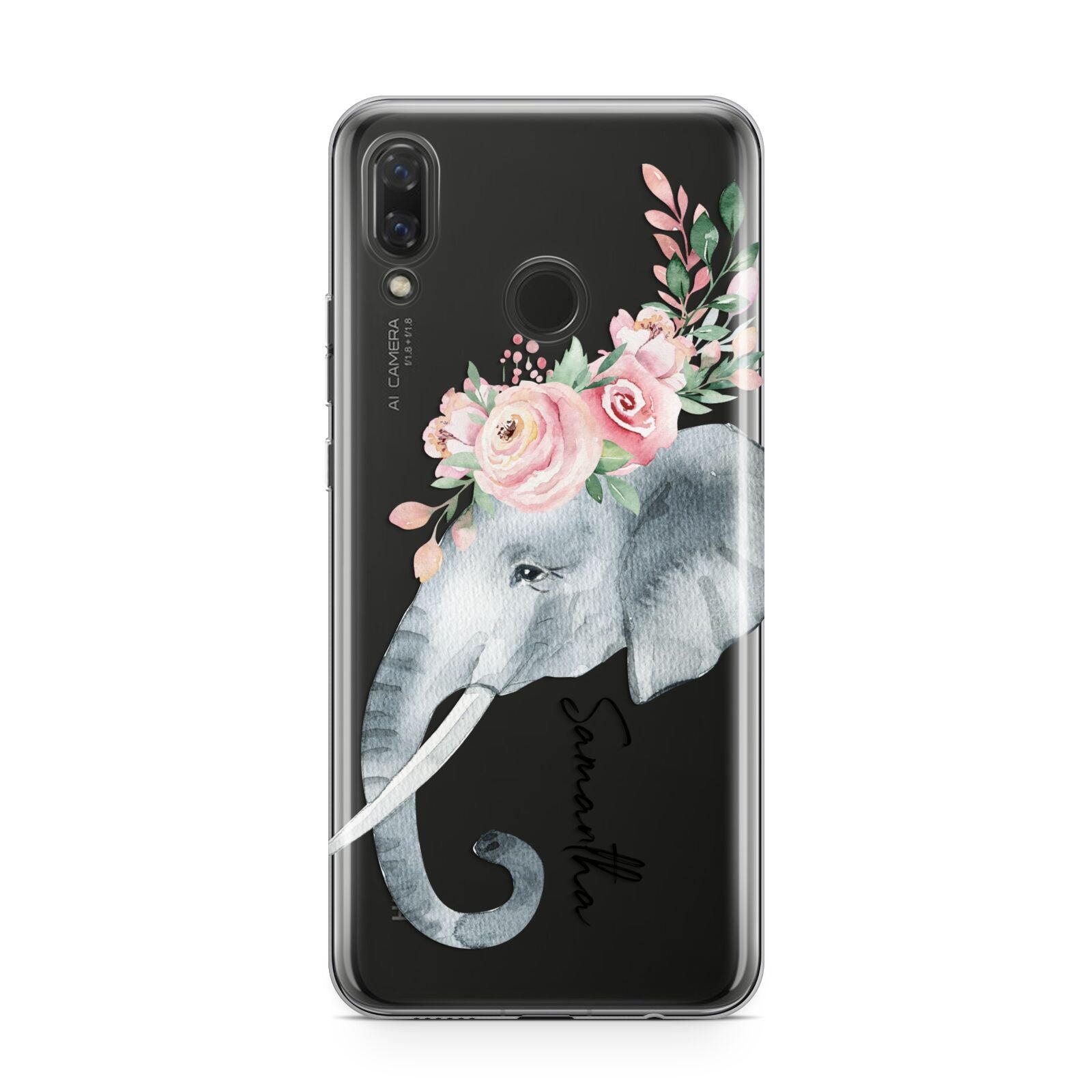 Personalised Elephant Huawei Nova 3 Phone Case