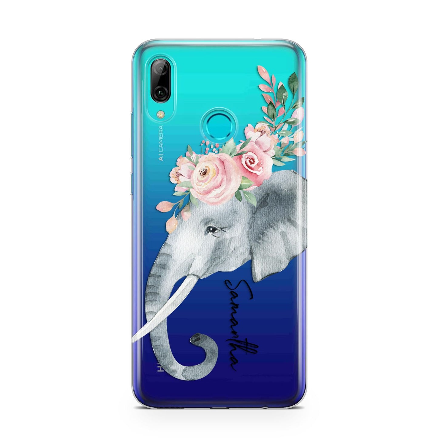 Personalised Elephant Huawei P Smart 2019 Case