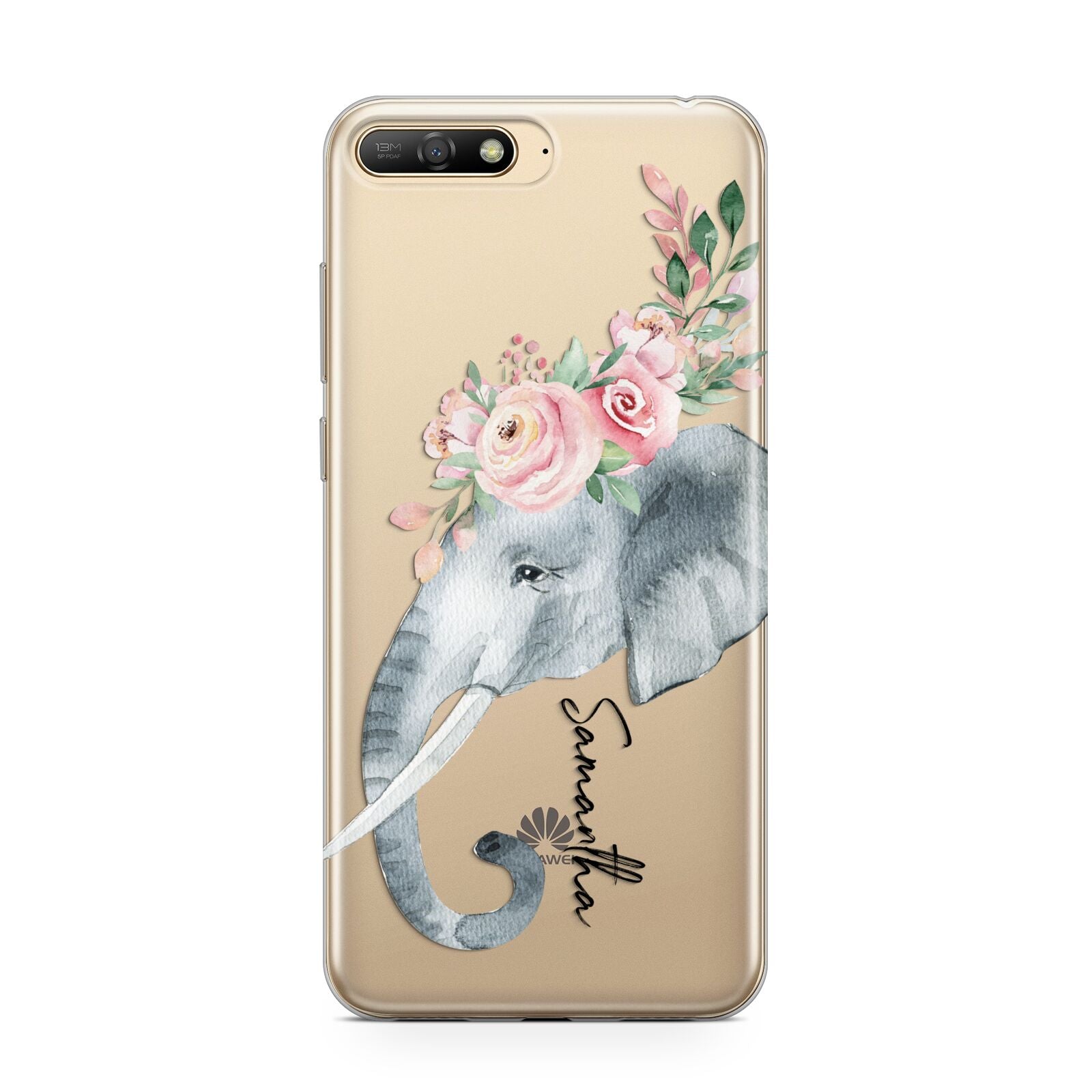 Personalised Elephant Huawei Y6 2018