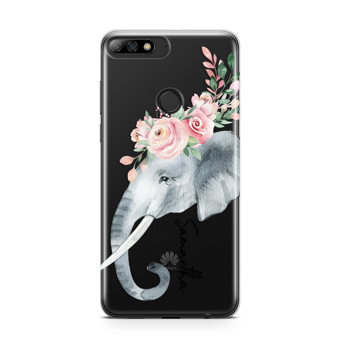 Personalised Elephant Huawei Y7 2018