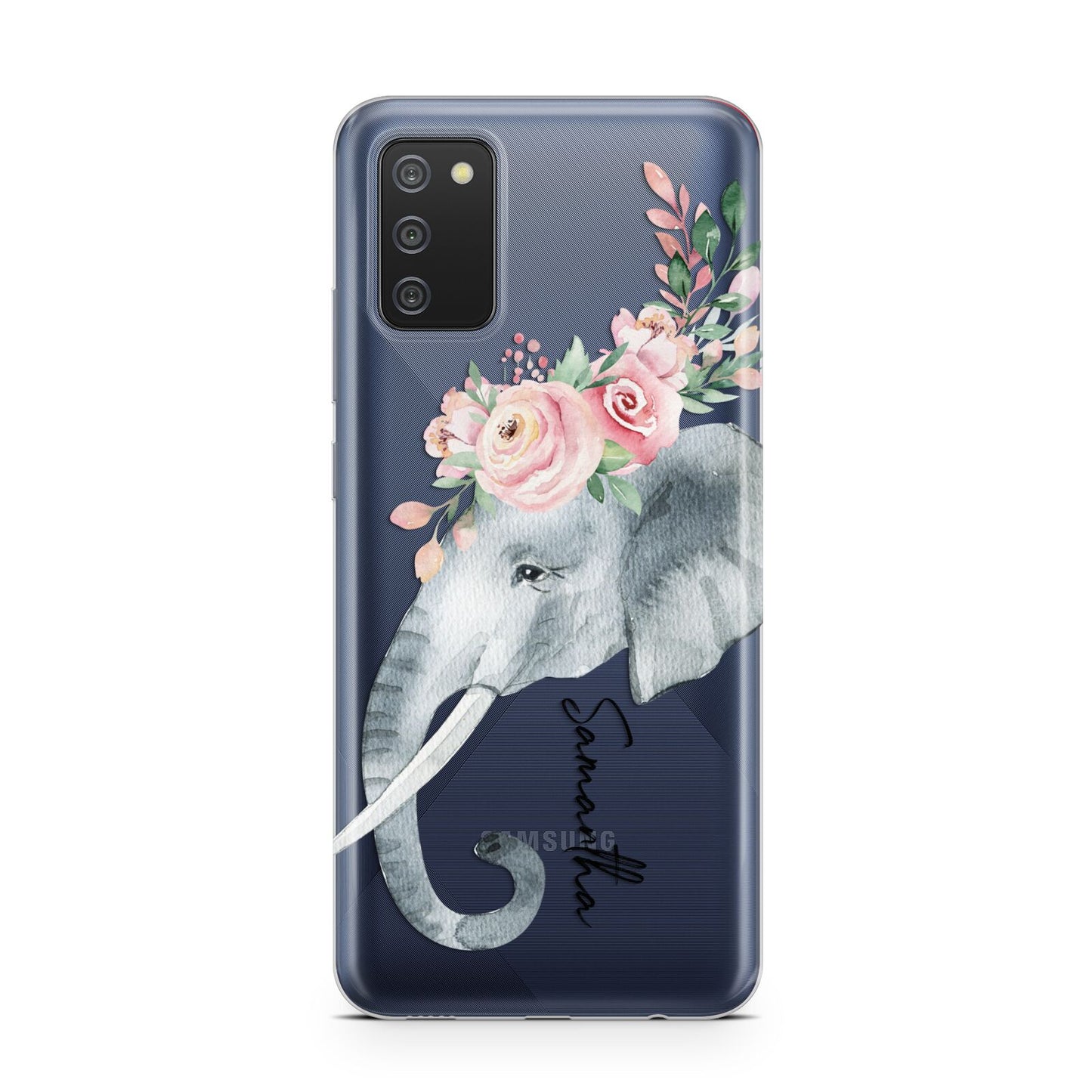 Personalised Elephant Samsung A02s Case