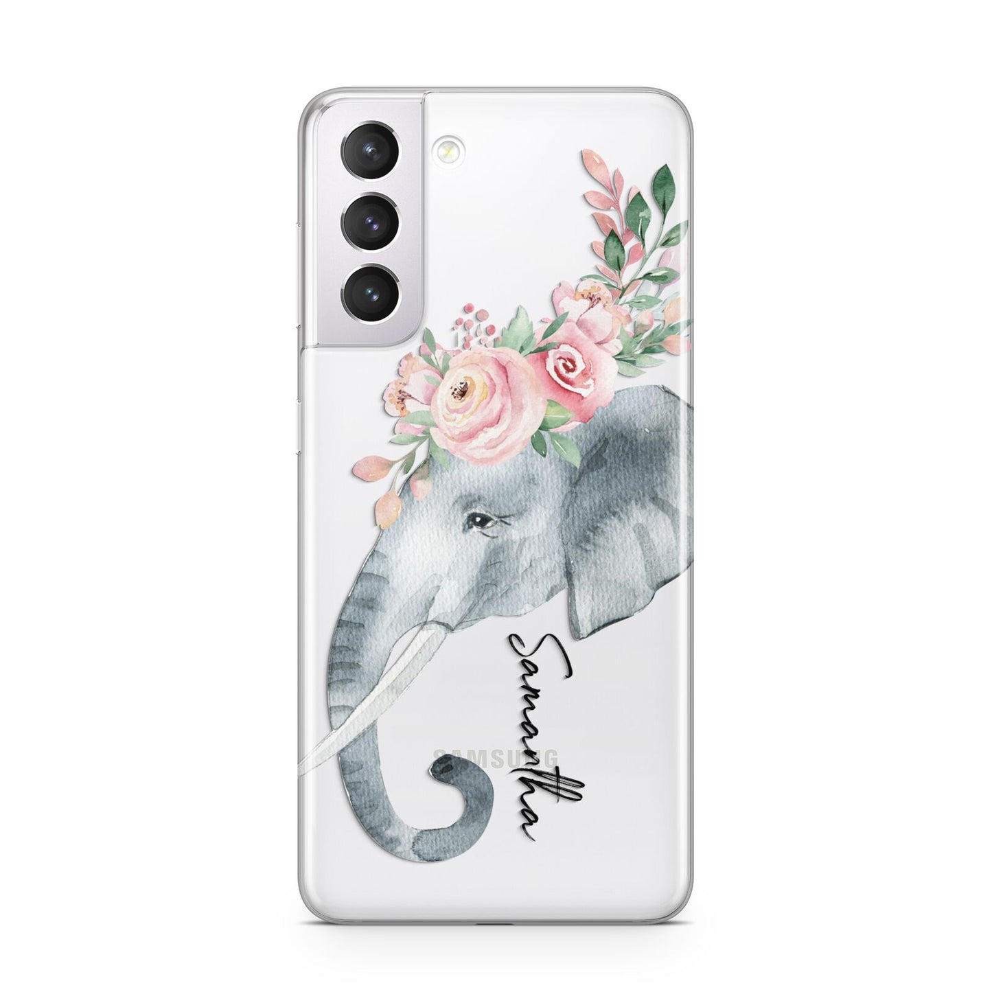 Personalised Elephant Samsung S21 Case