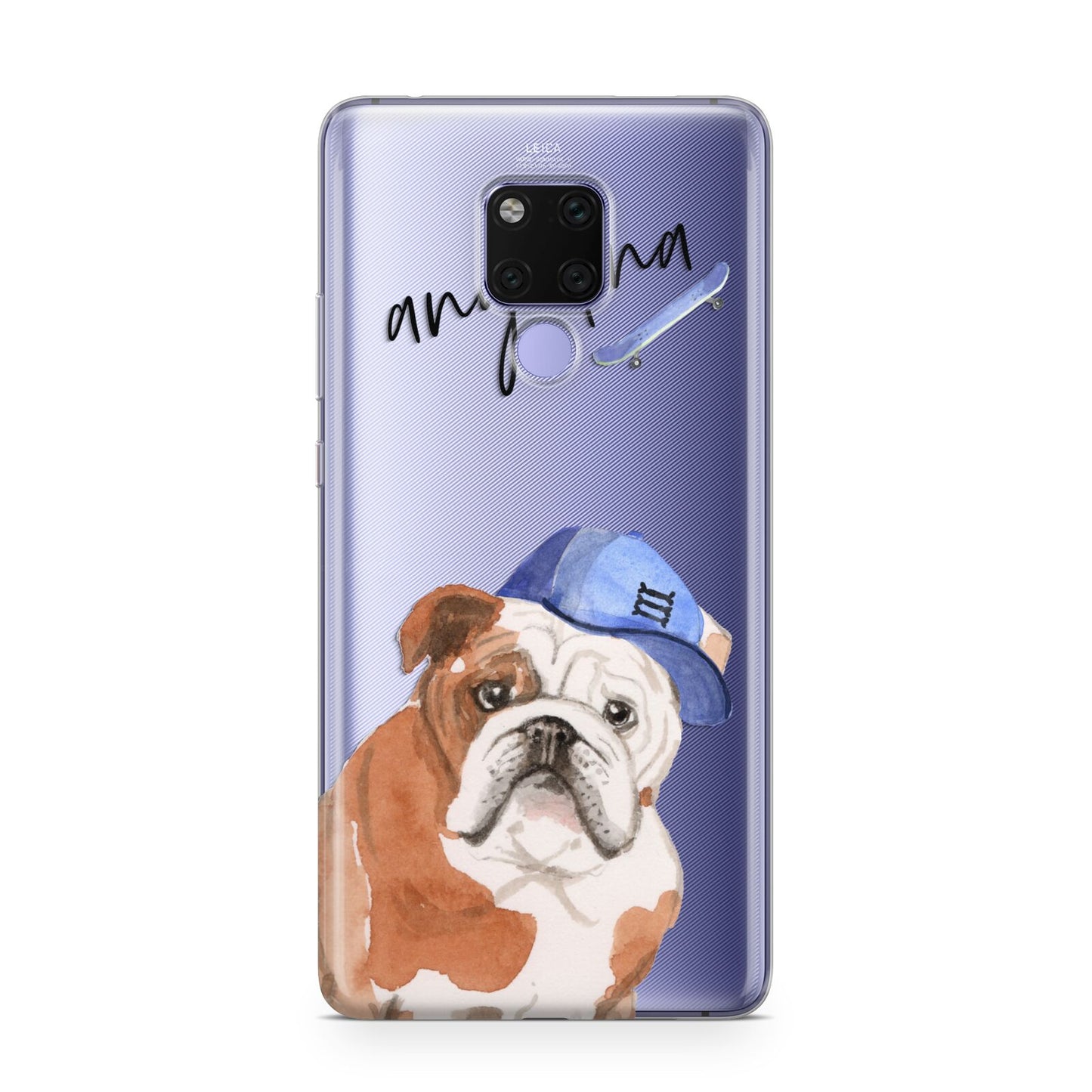 Personalised English Bulldog Huawei Mate 20X Phone Case