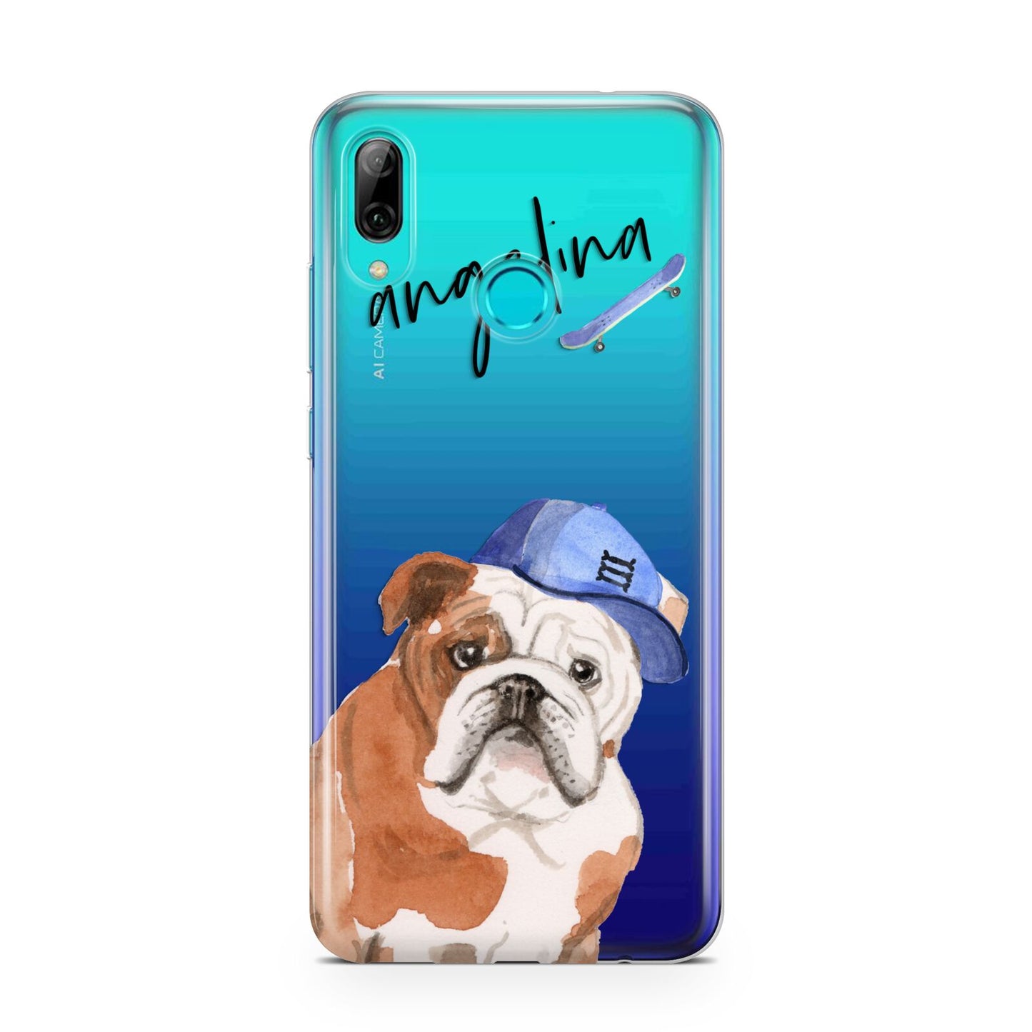 Personalised English Bulldog Huawei P Smart 2019 Case