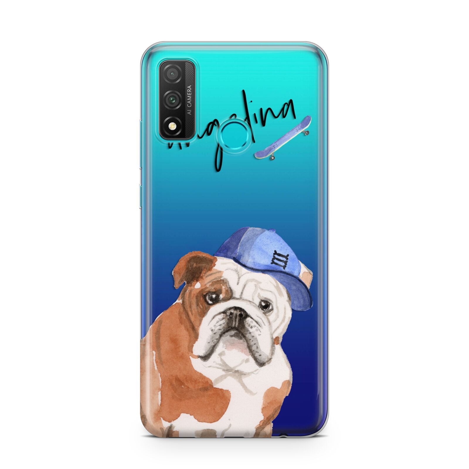 Personalised English Bulldog Huawei P Smart 2020