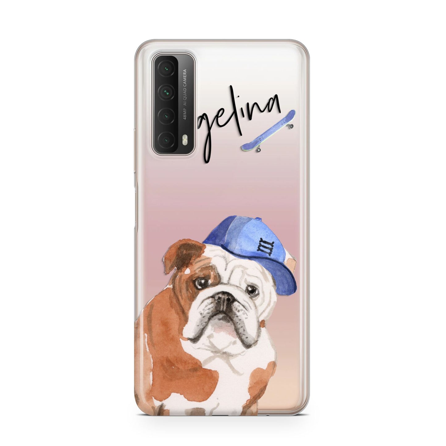 Personalised English Bulldog Huawei P Smart 2021