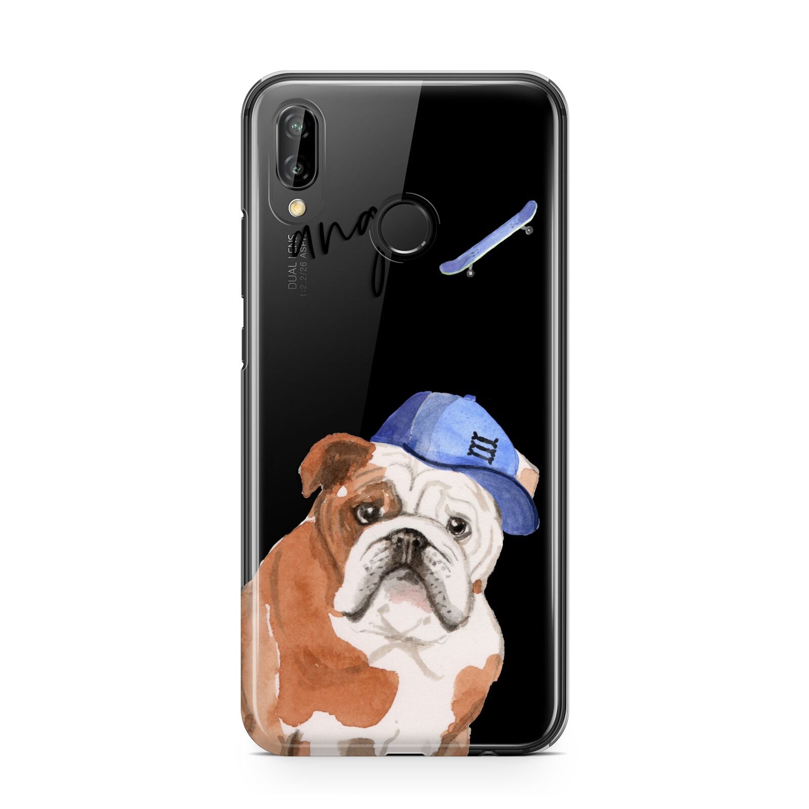 Personalised English Bulldog Huawei P20 Lite Phone Case