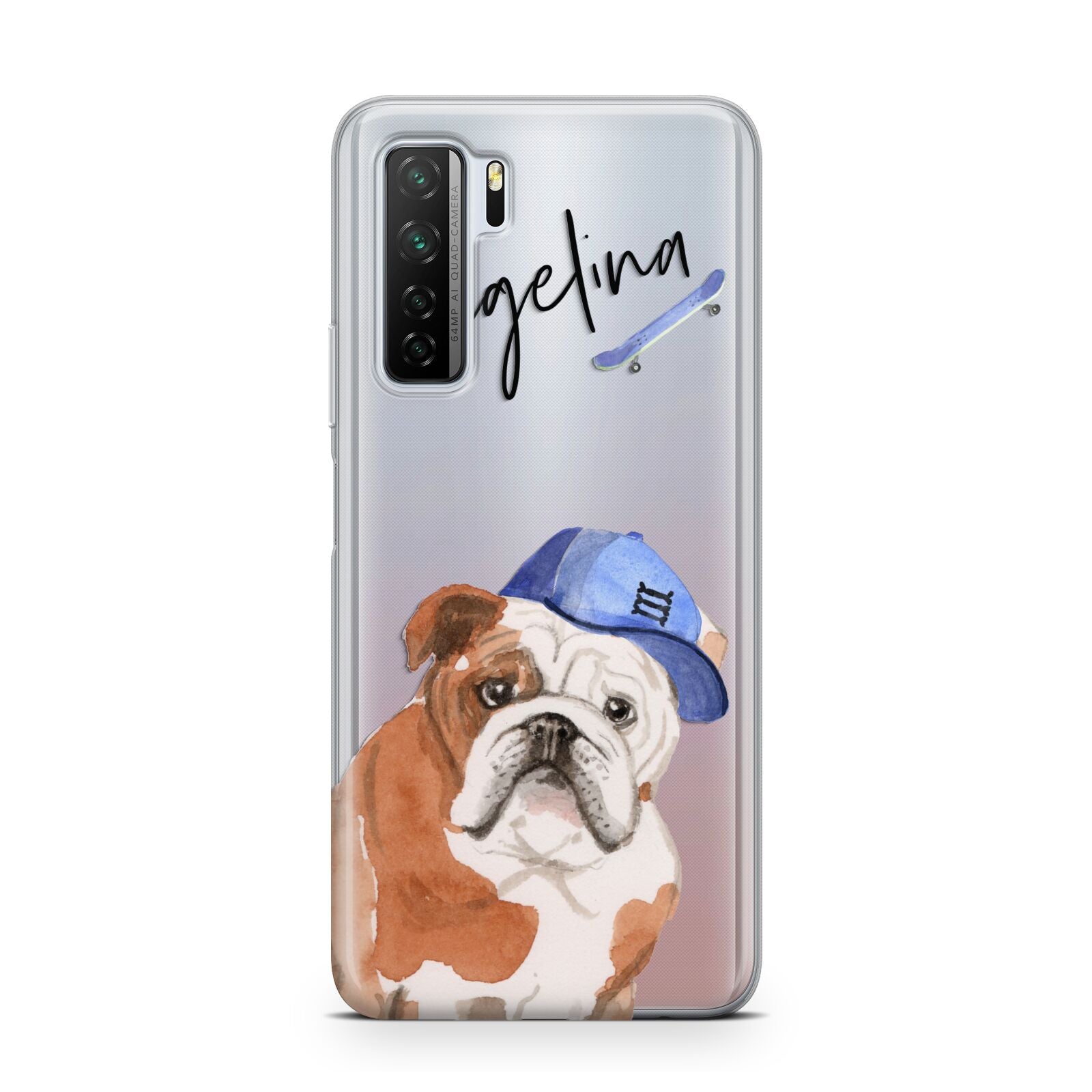 Personalised English Bulldog Huawei Case Dyefor