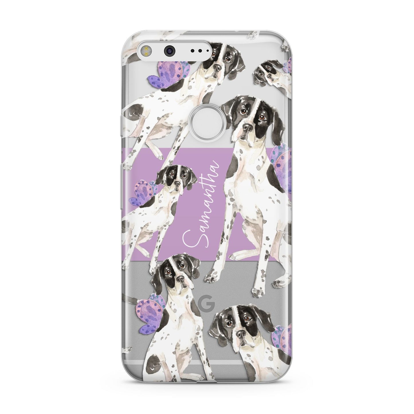 Personalised English Pointer Google Pixel Case