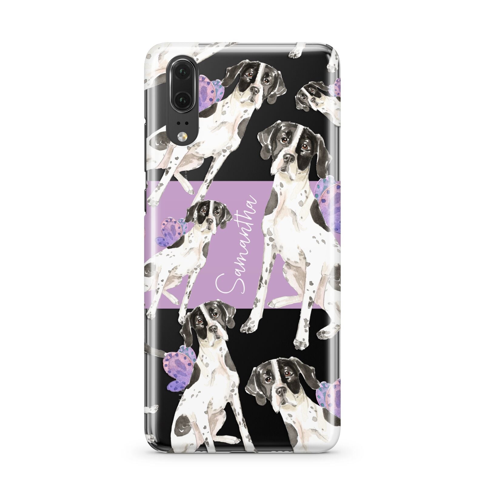 Personalised English Pointer Huawei P20 Phone Case