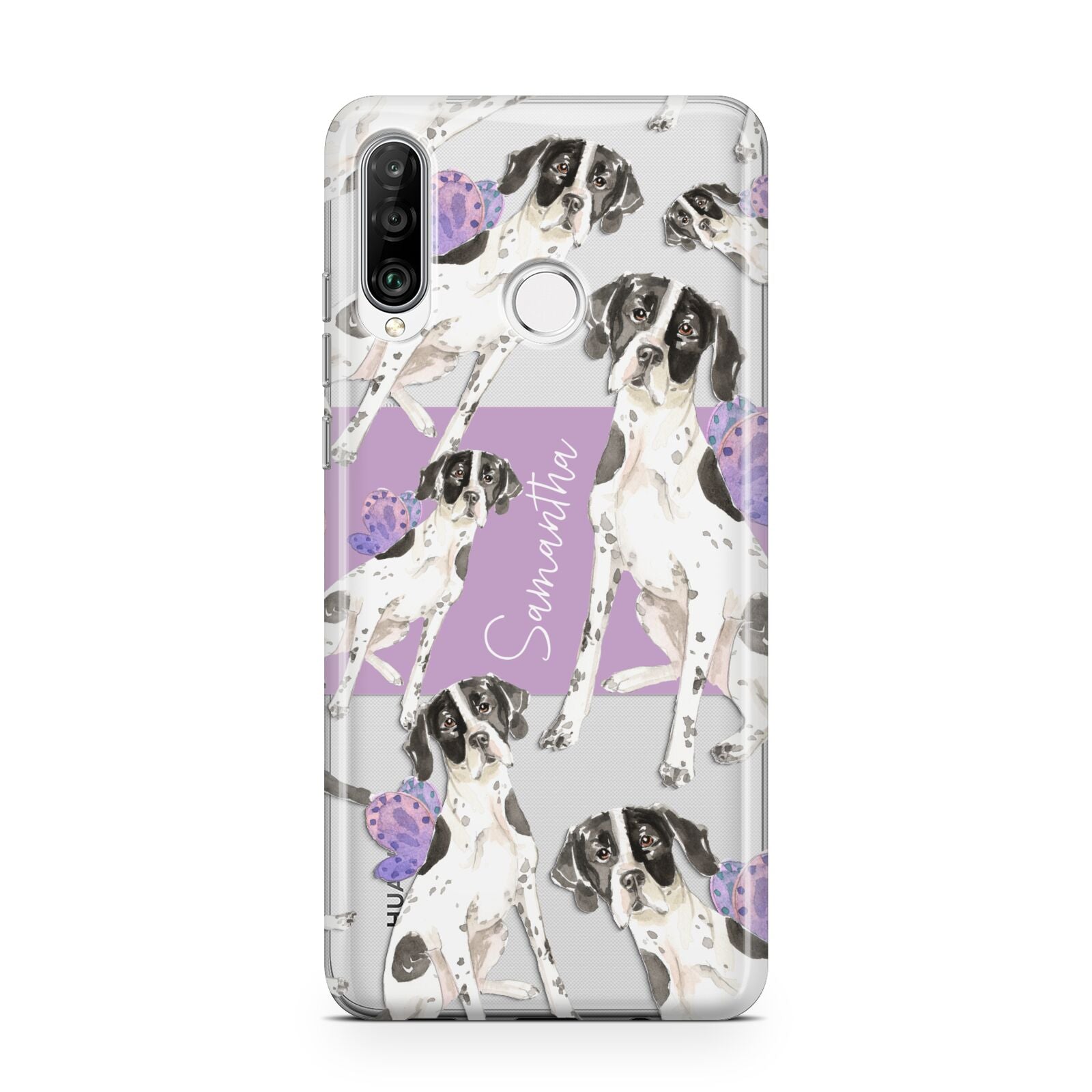 Personalised English Pointer Huawei P30 Lite Phone Case