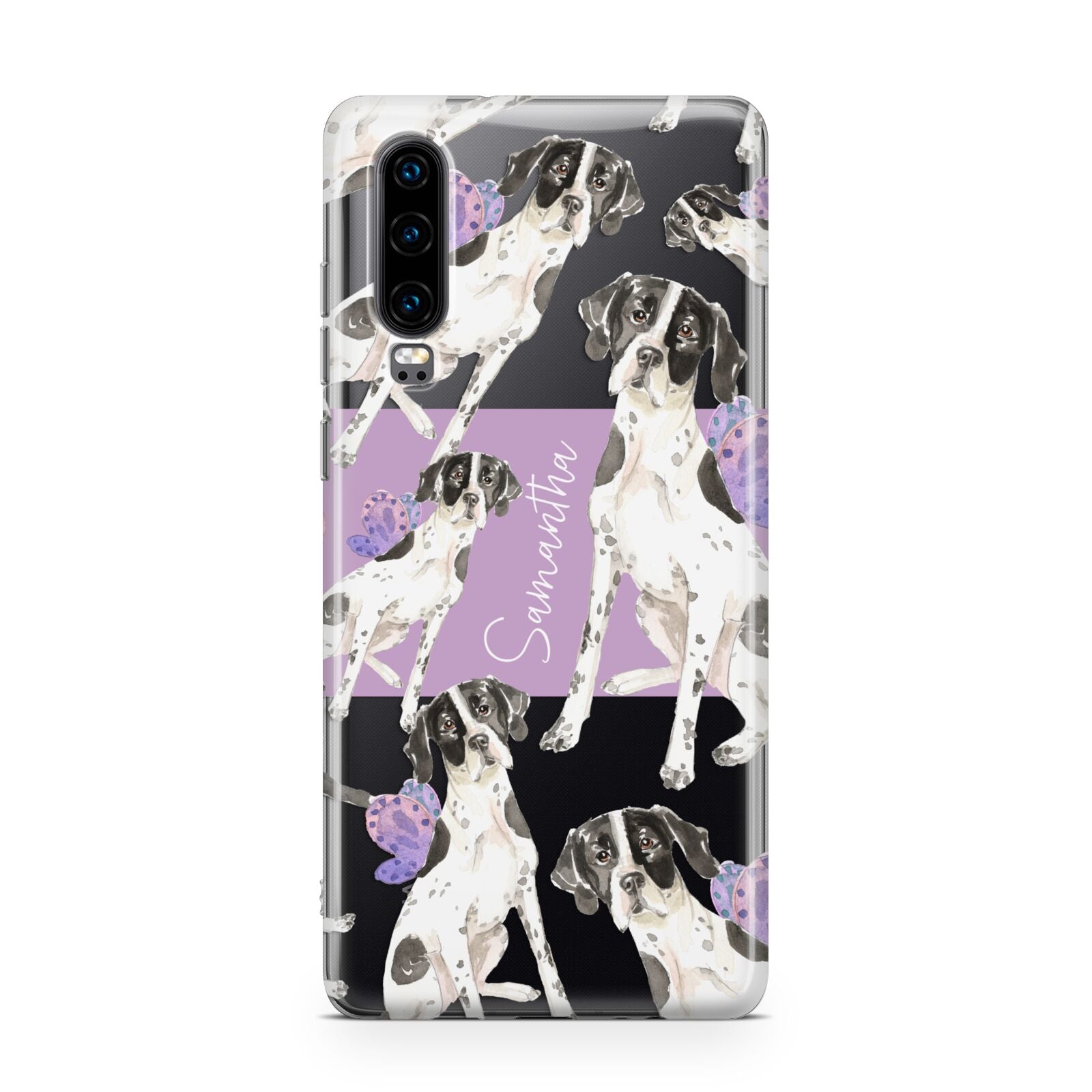 Personalised English Pointer Huawei P30 Phone Case