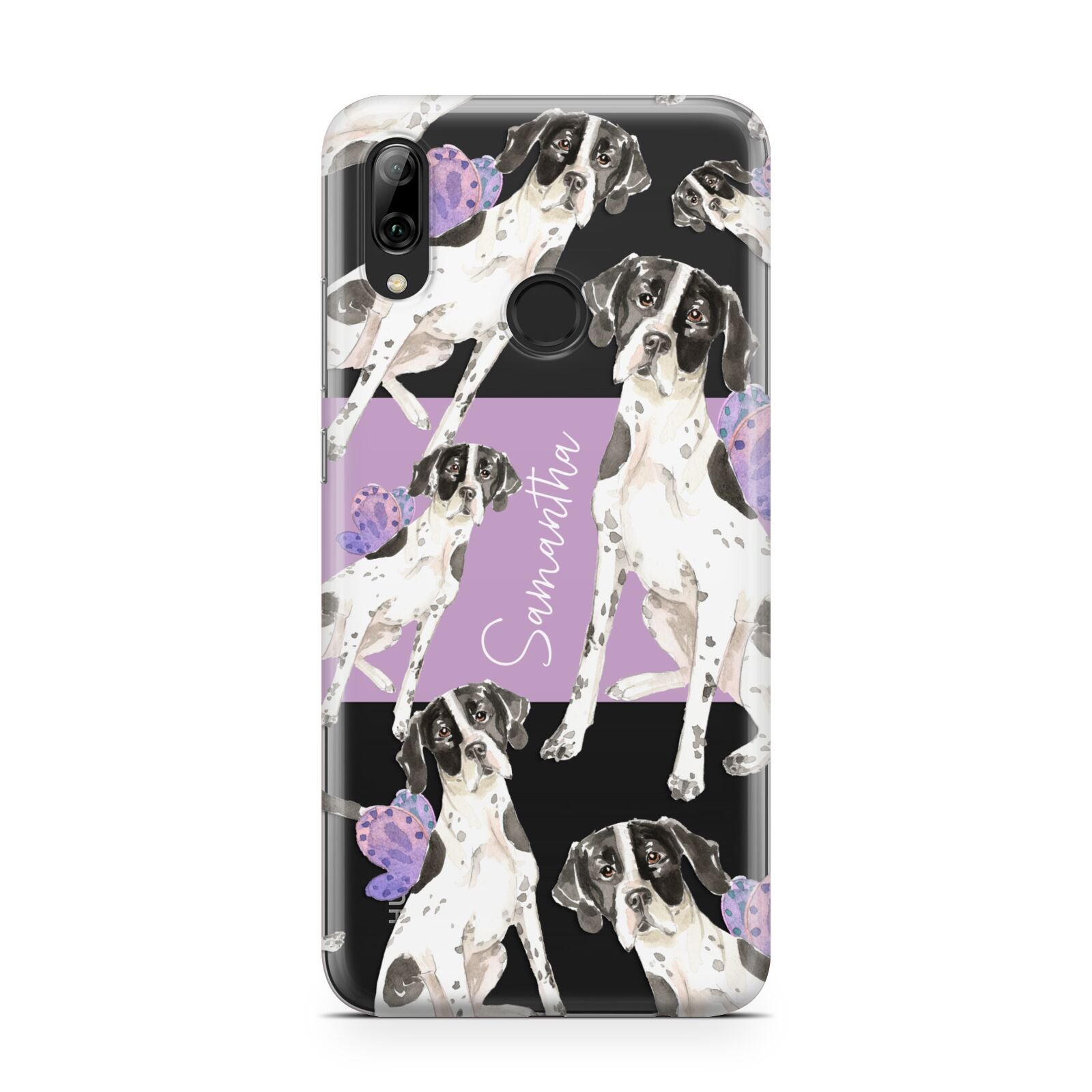 Personalised English Pointer Huawei Y7 2019