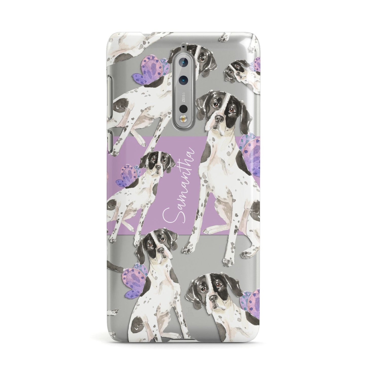 Personalised English Pointer Nokia Case