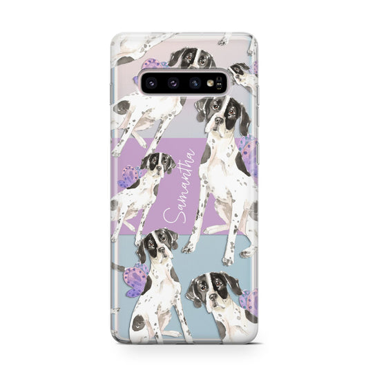 Personalised English Pointer Protective Samsung Galaxy Case