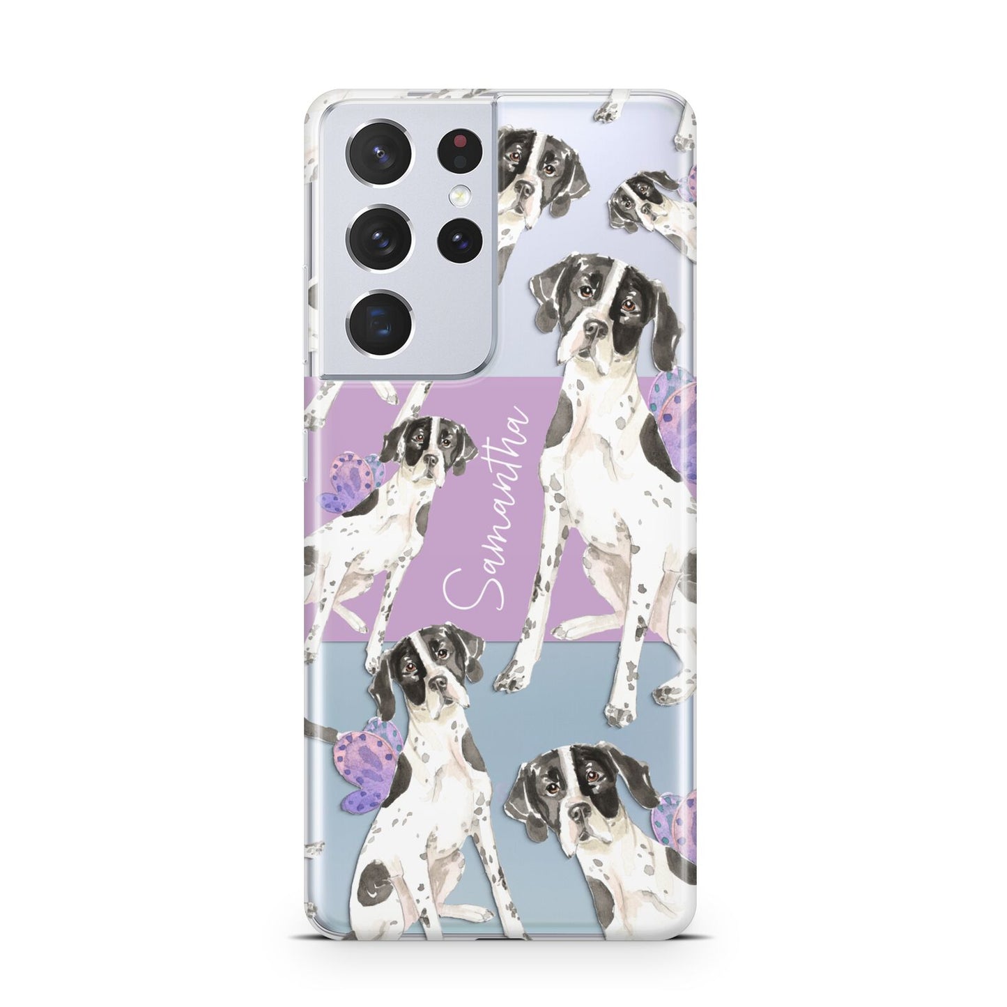 Personalised English Pointer Samsung S21 Ultra Case