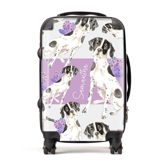 Personalised English Pointer Suitcase