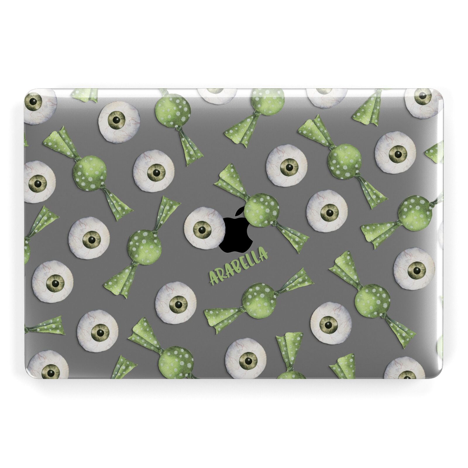 Personalised Eye Candy Halloween Apple MacBook Case