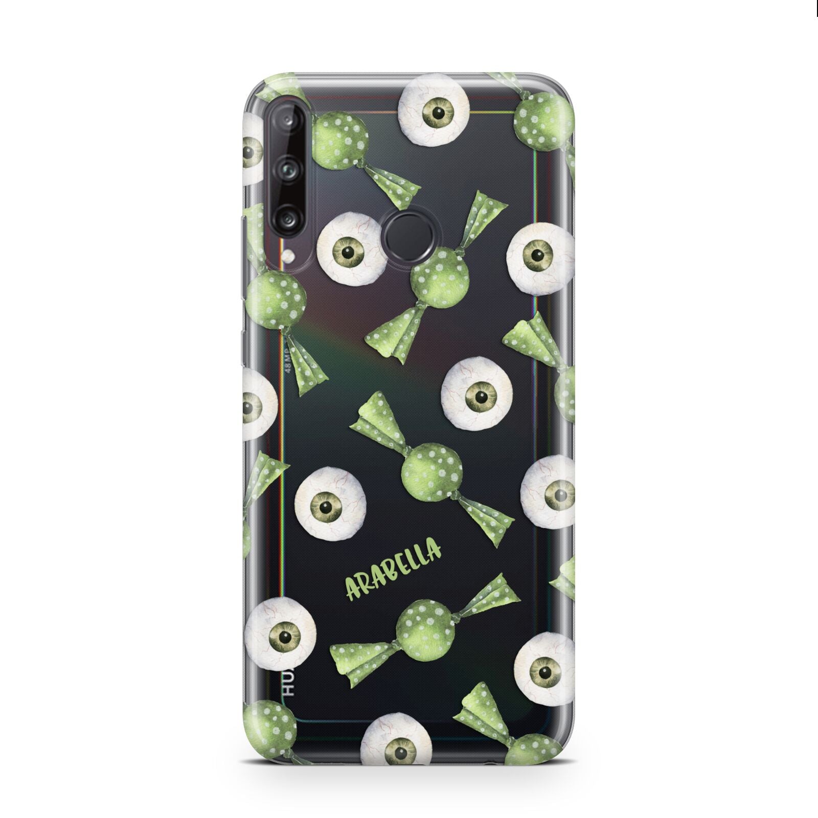 Personalised Eye Candy Halloween Huawei P40 Lite E Phone Case