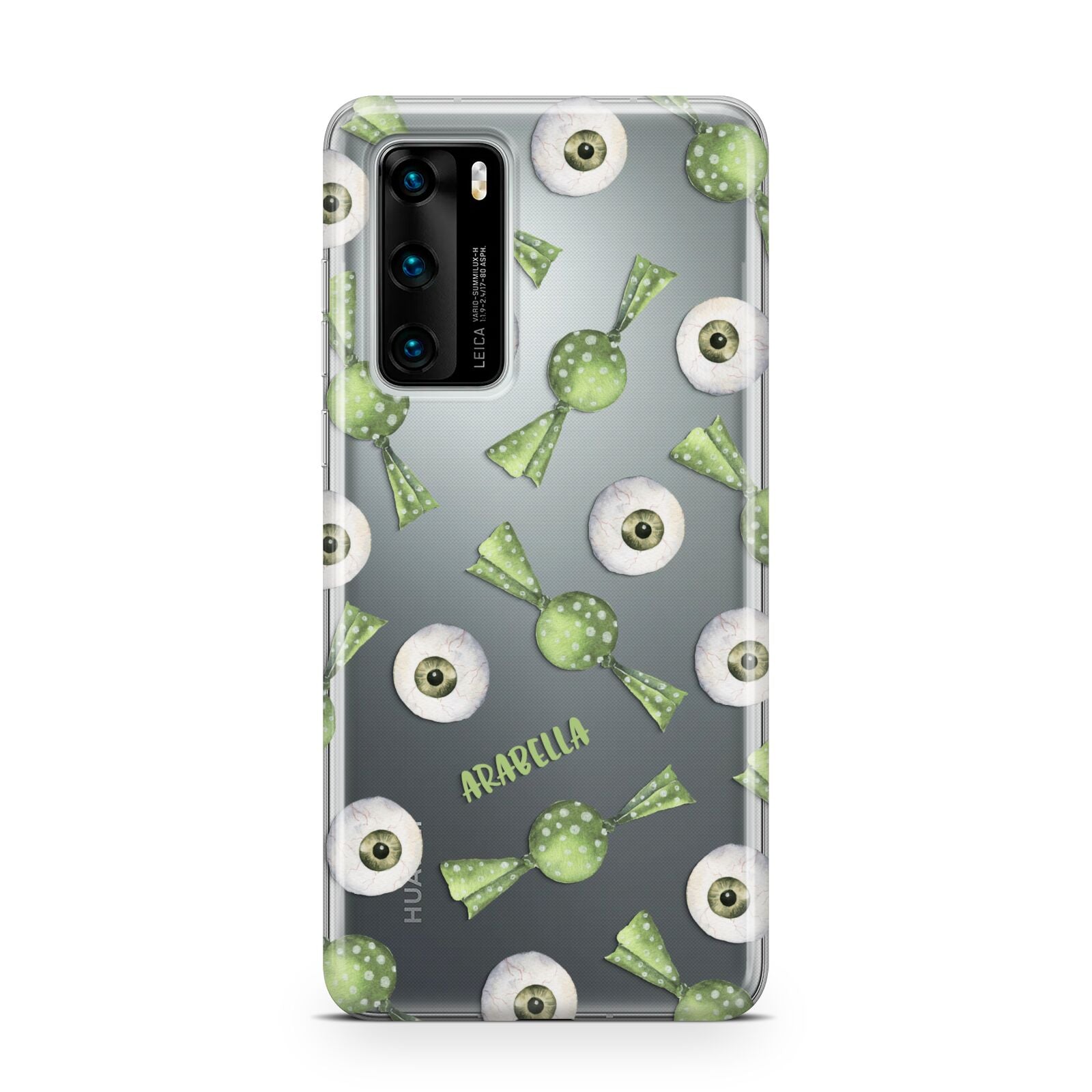 Personalised Eye Candy Halloween Huawei P40 Phone Case